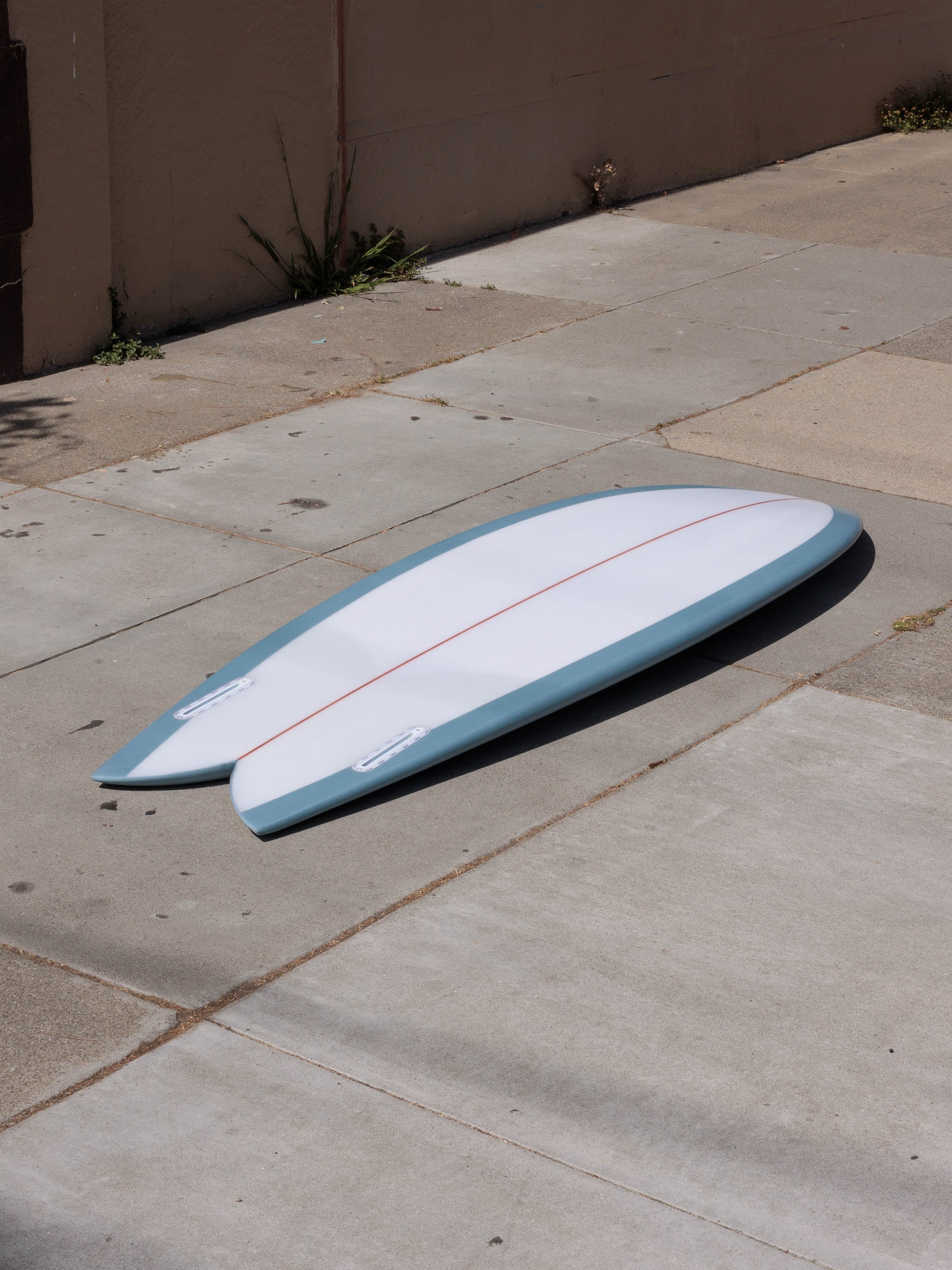 5'7 Grant Noble White Dove Fish - Mollusk Surf Shop