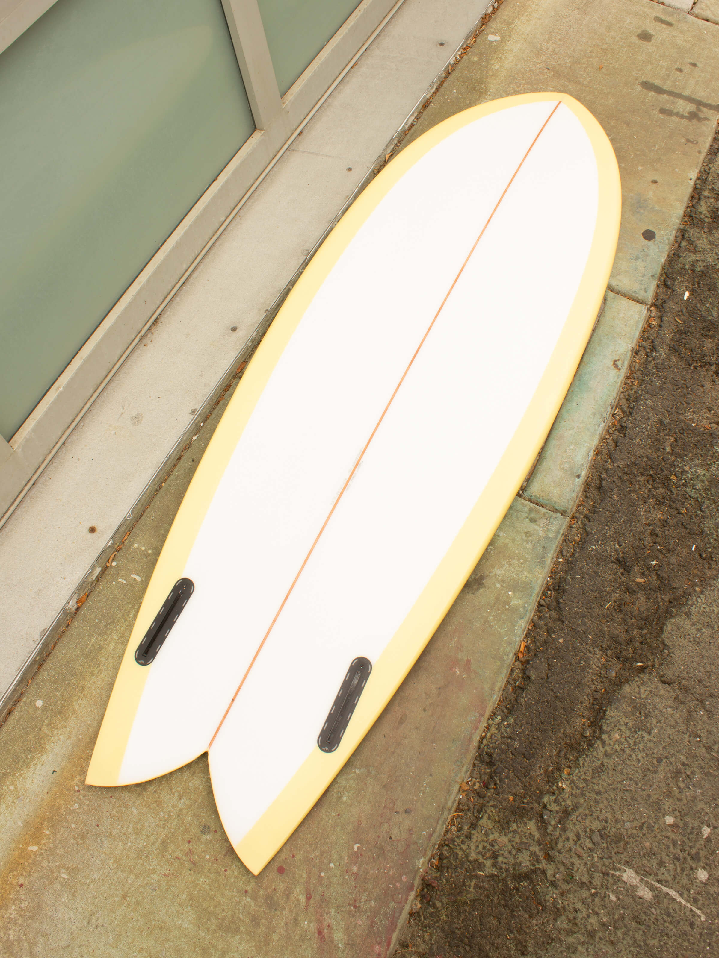 5'7 Grant Noble White Dove Fish - Mollusk Surf Shop