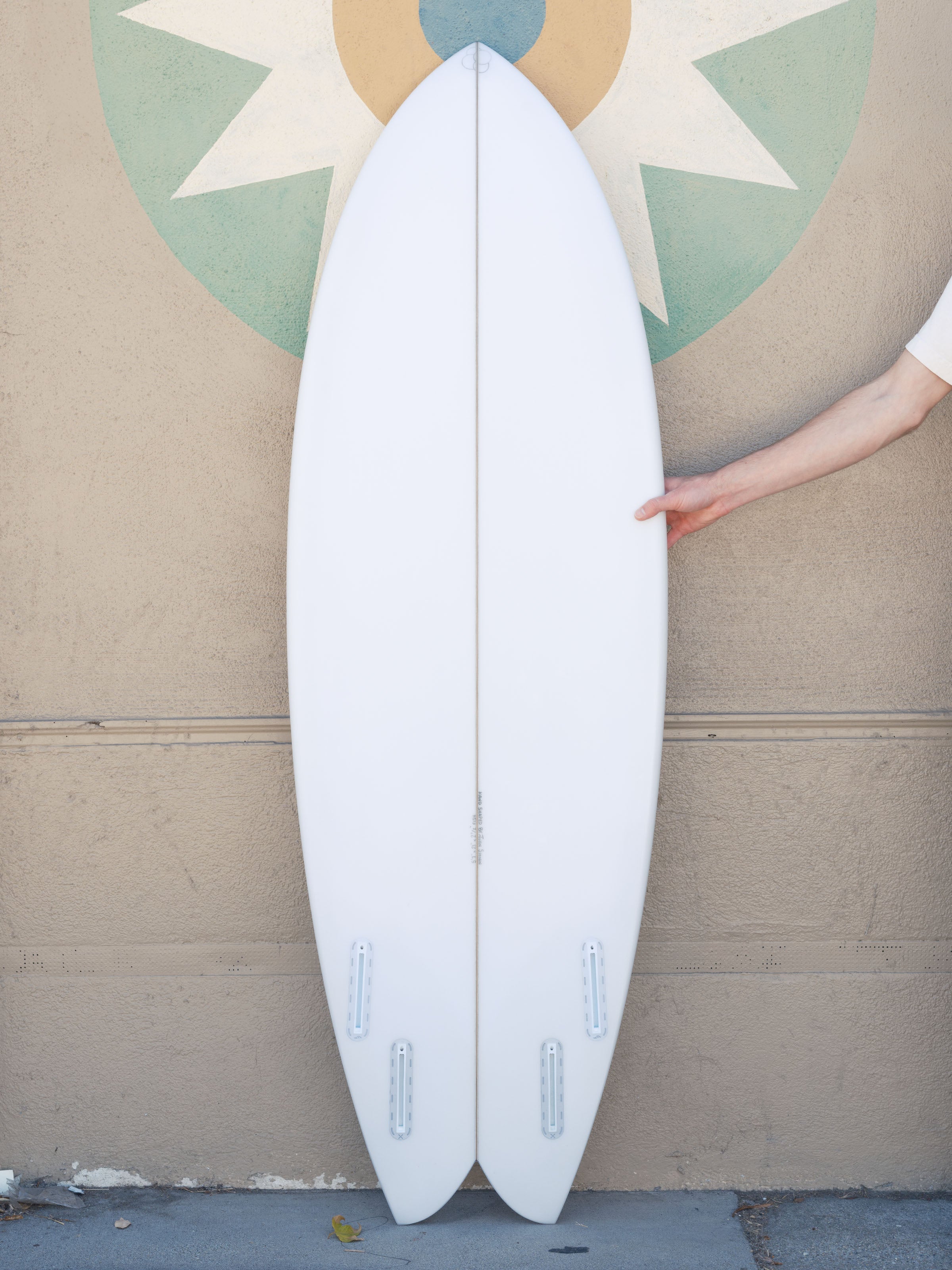 5'7 Simon Shapes Quad Fish - Mollusk Surf Shop