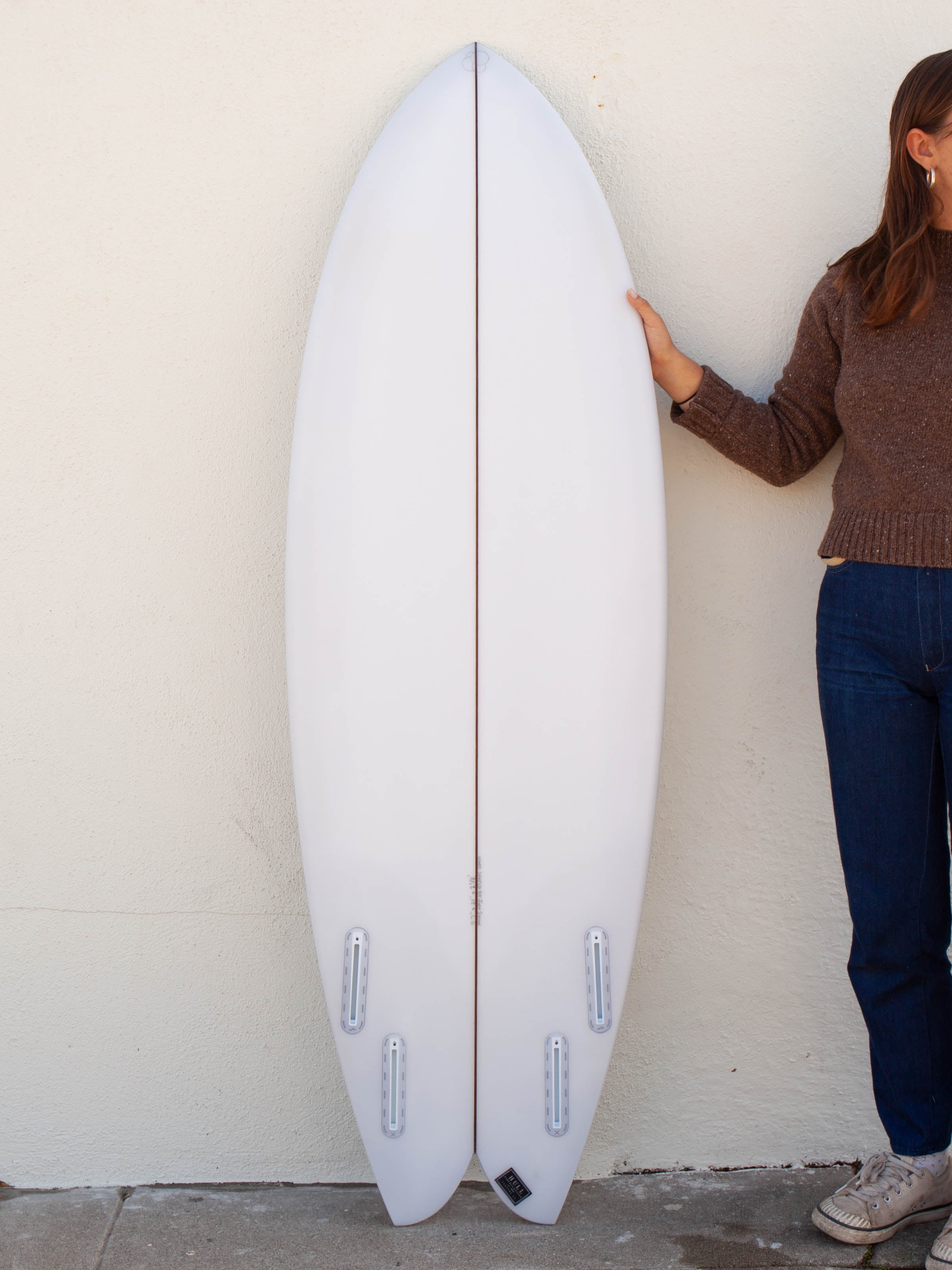 5'7 Simon Shapes Quad Fish - Mollusk Surf Shop