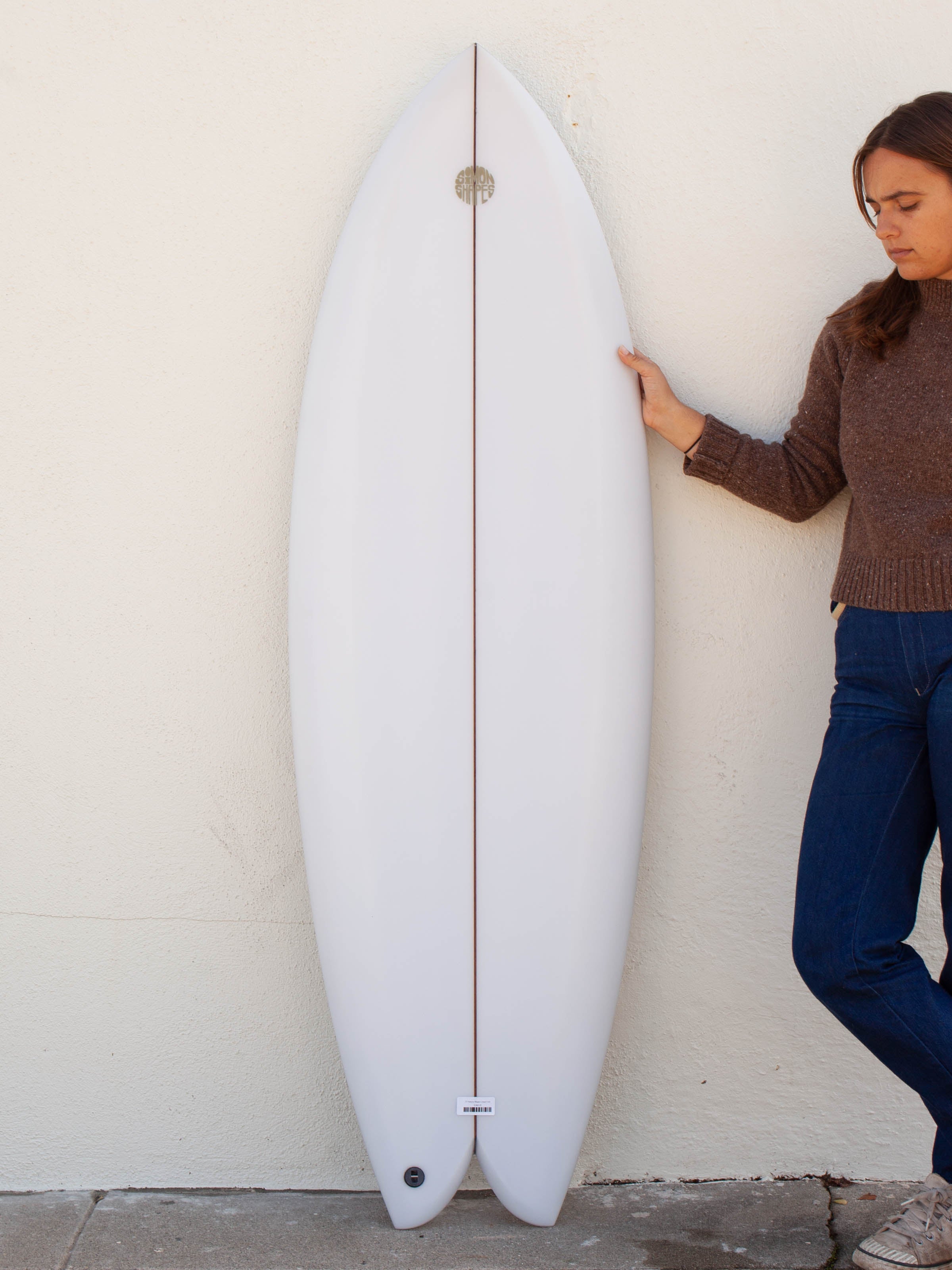 5'7 Simon Shapes Quad Fish - Mollusk Surf Shop