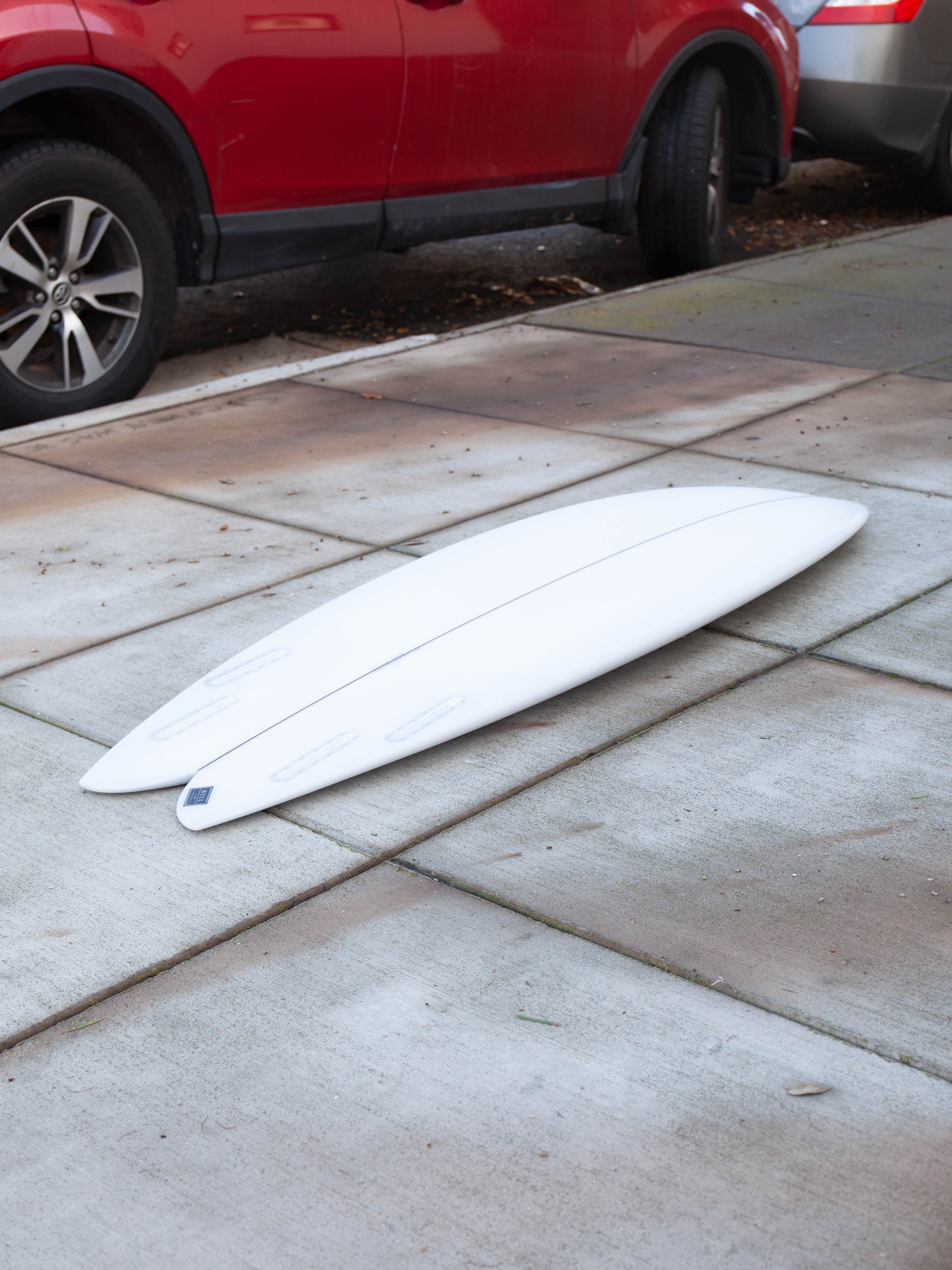 5'7 Simon Shapes Quad Fish - Mollusk Surf Shop