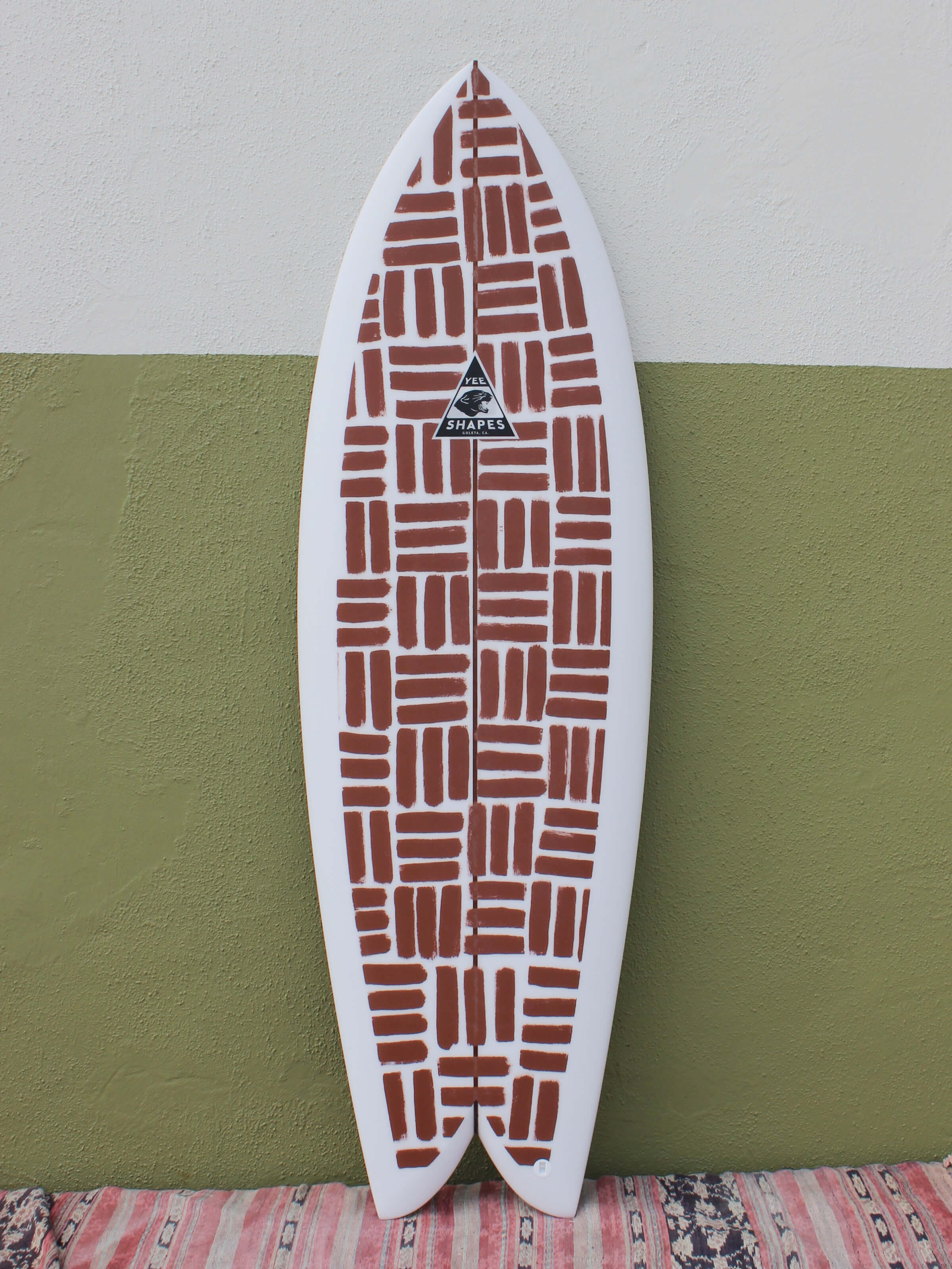 5'7 Yee Shapes Twin Fin Fish - Mollusk Surf Shop