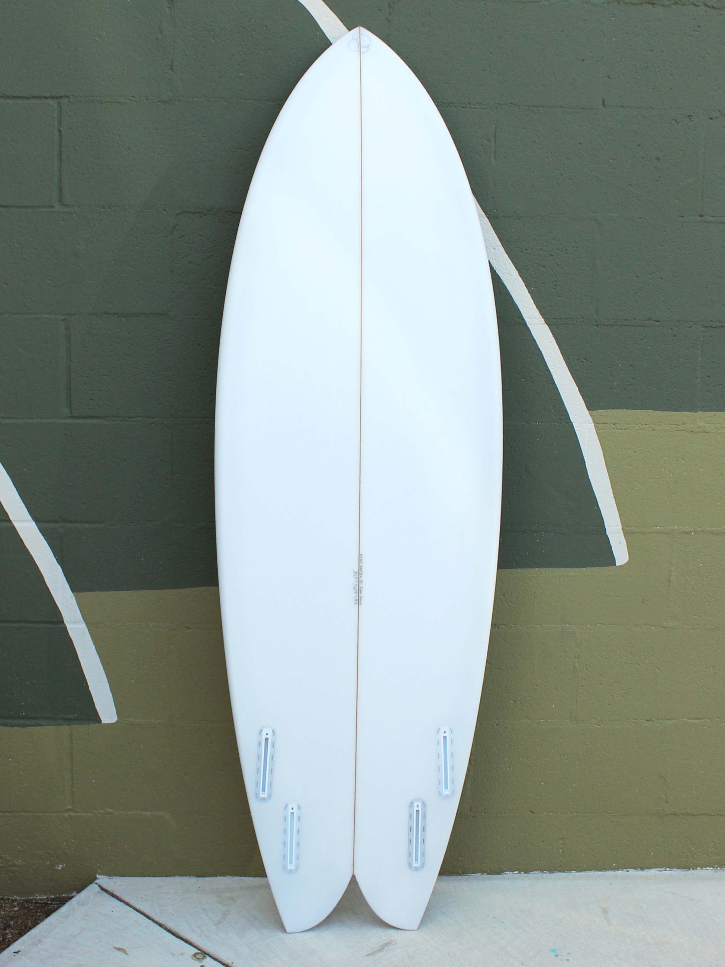 5'8 Simon Shapes Quad Fish - Mollusk Surf Shop