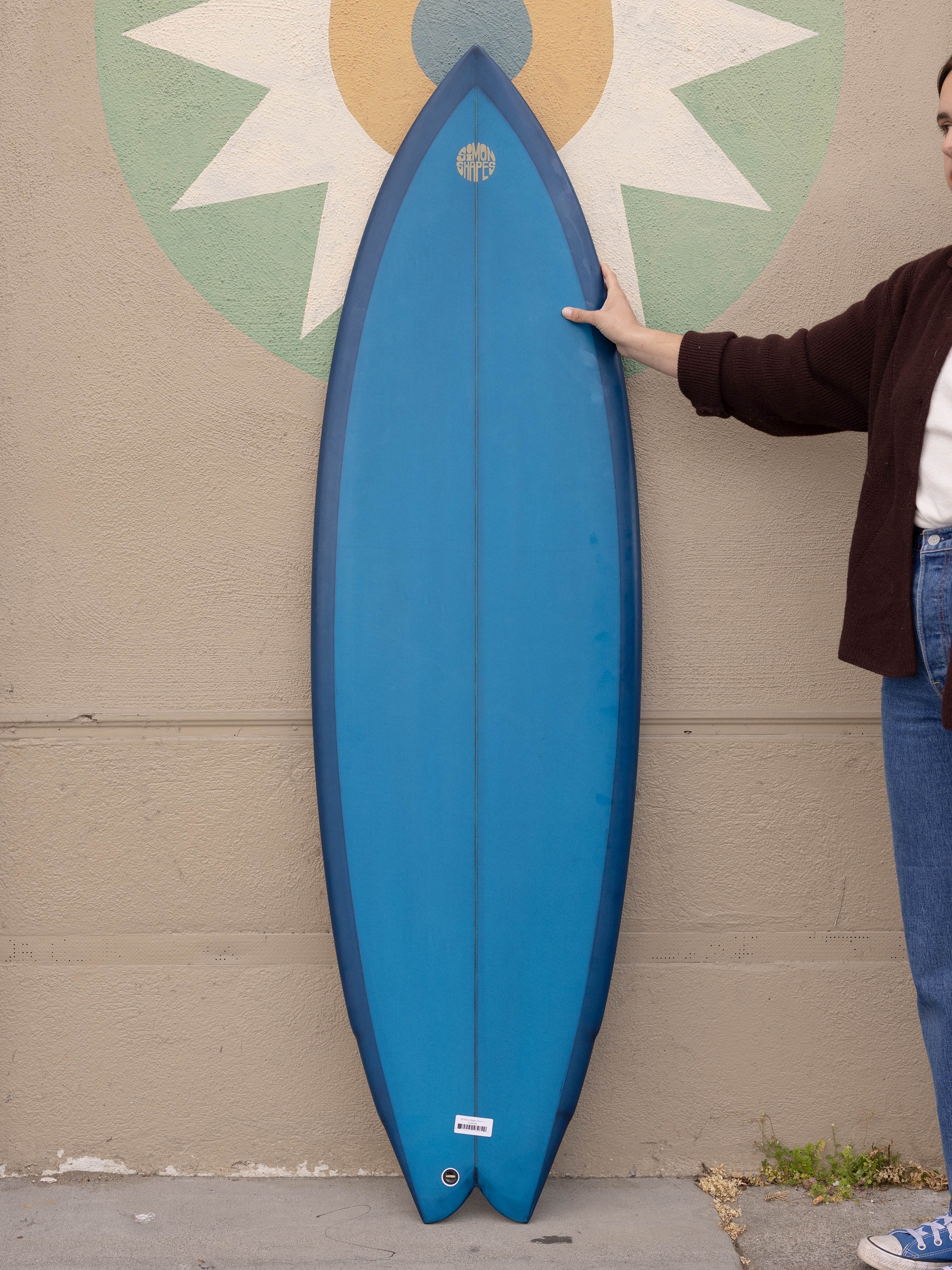5'8 Simon Shapes Twin + 1 - Mollusk Surf Shop