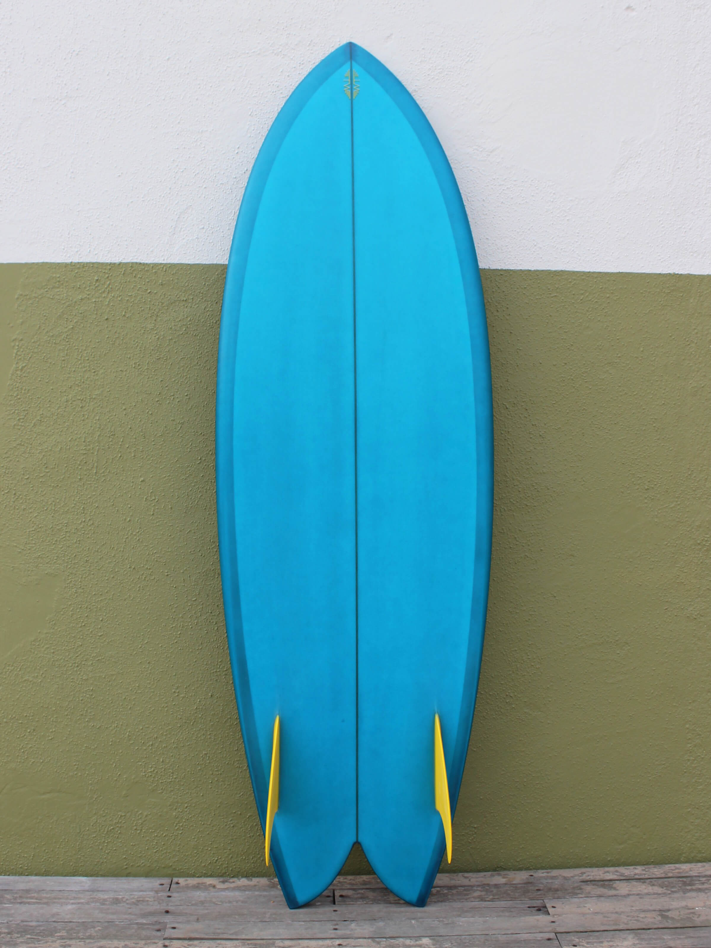 5'8 Tyler Warren Dream Fish - Turquoise - Mollusk Surf Shop