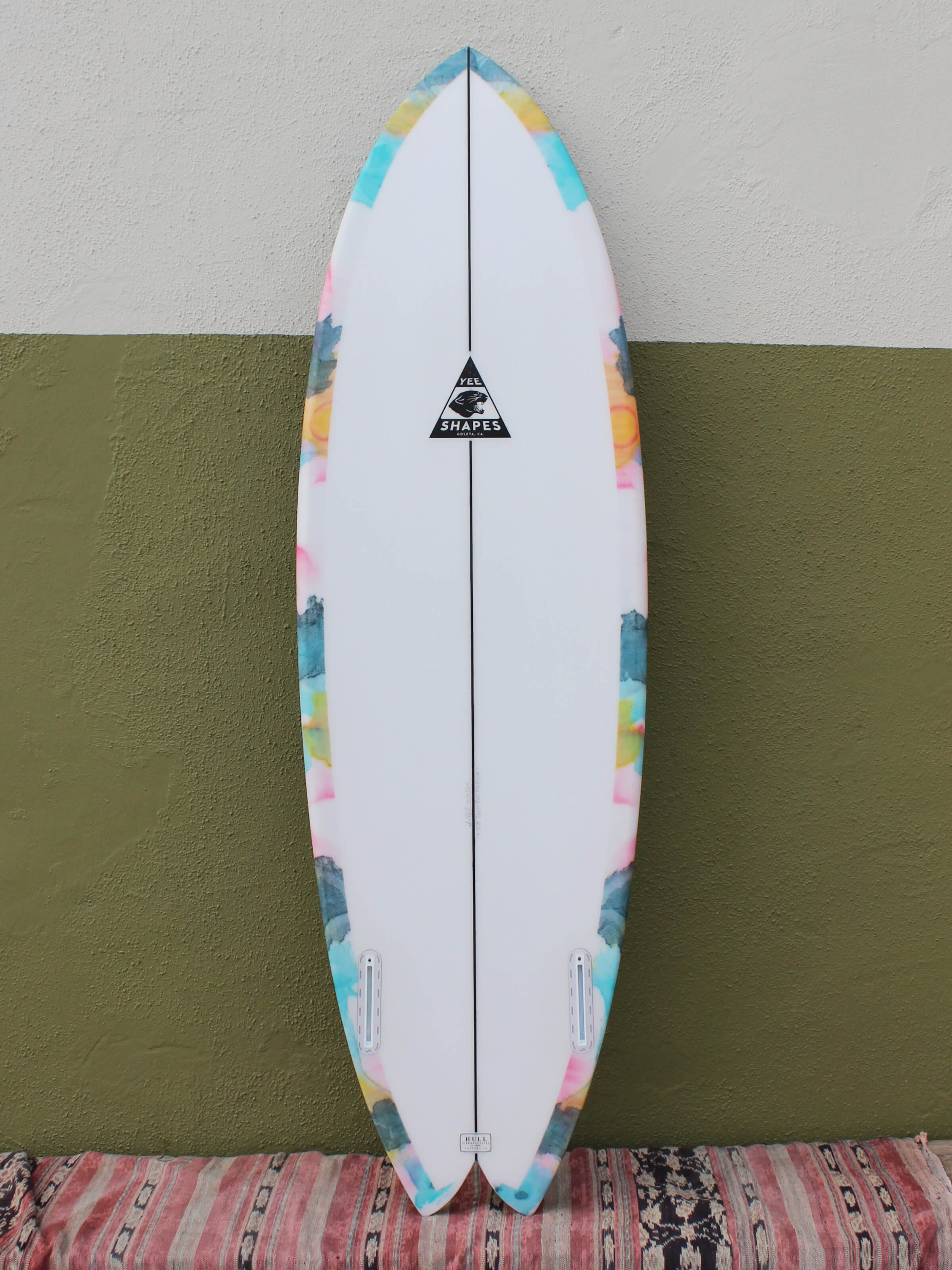 5'8 Yee Shapes Twin Fin - Mollusk Surf Shop