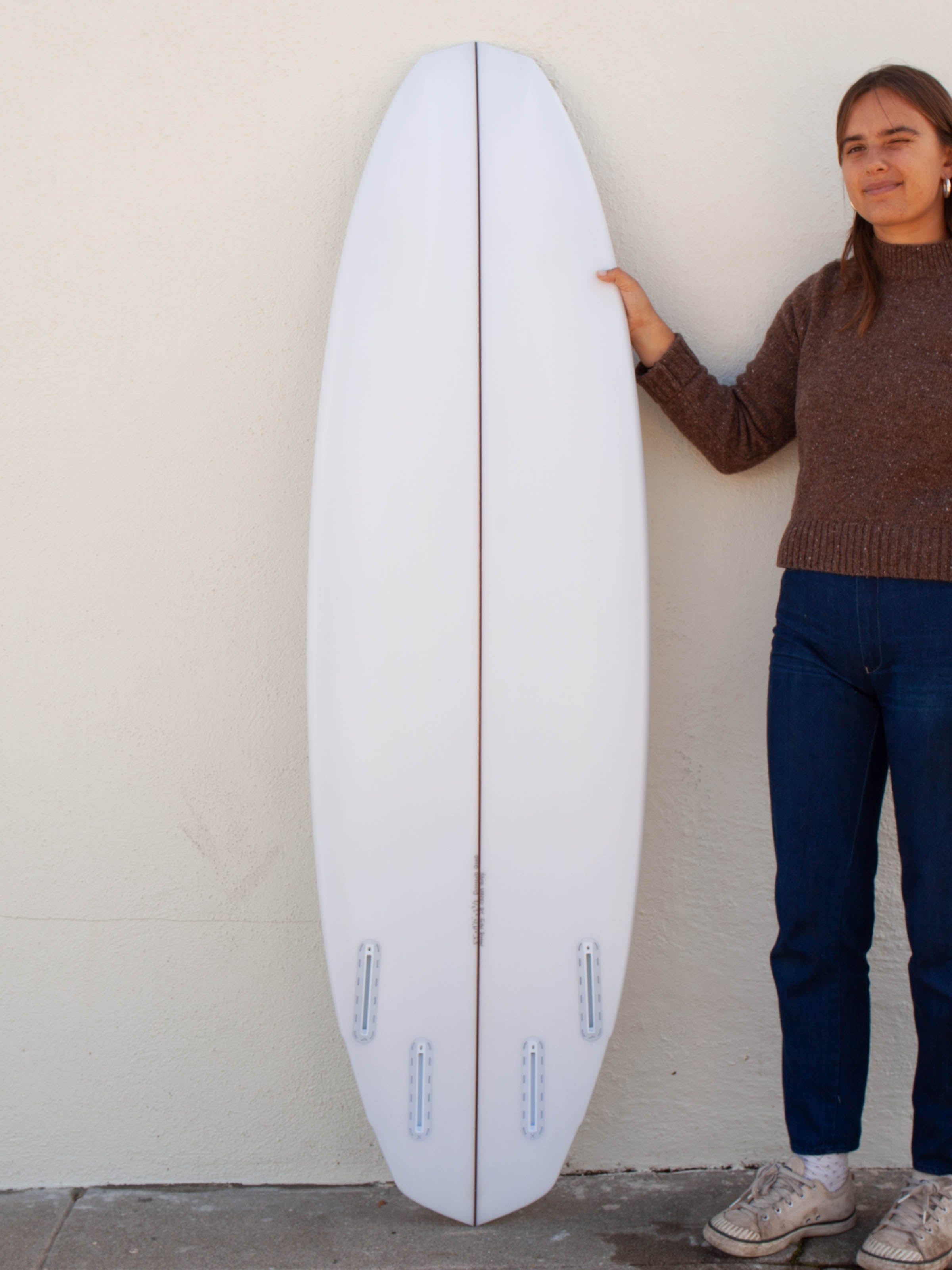 5'9 Simon Shapes Diamond Tail Quad - Mollusk Surf Shop