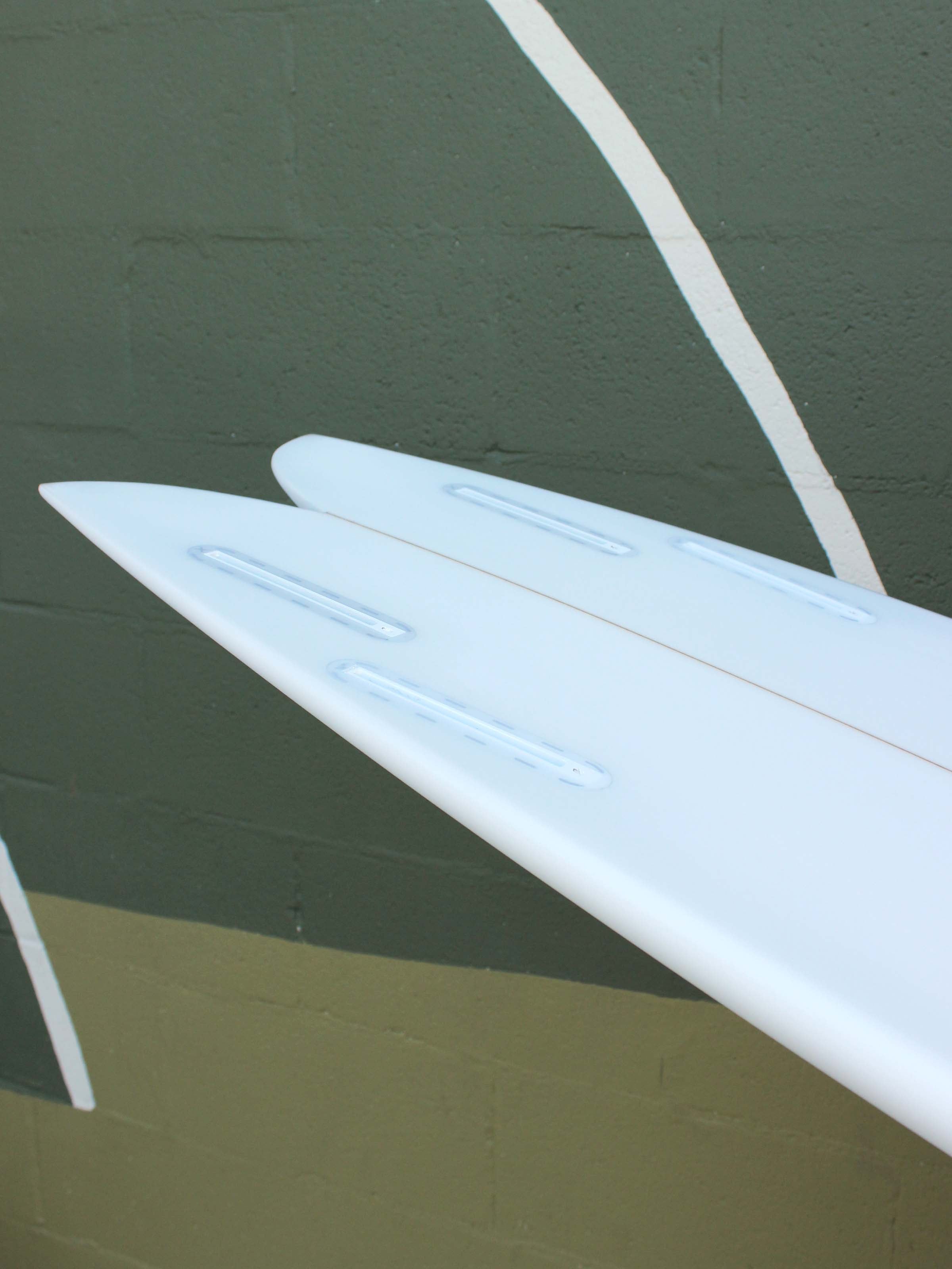 5'9 Simon Shapes Quad Fish - Mollusk Surf Shop - description
