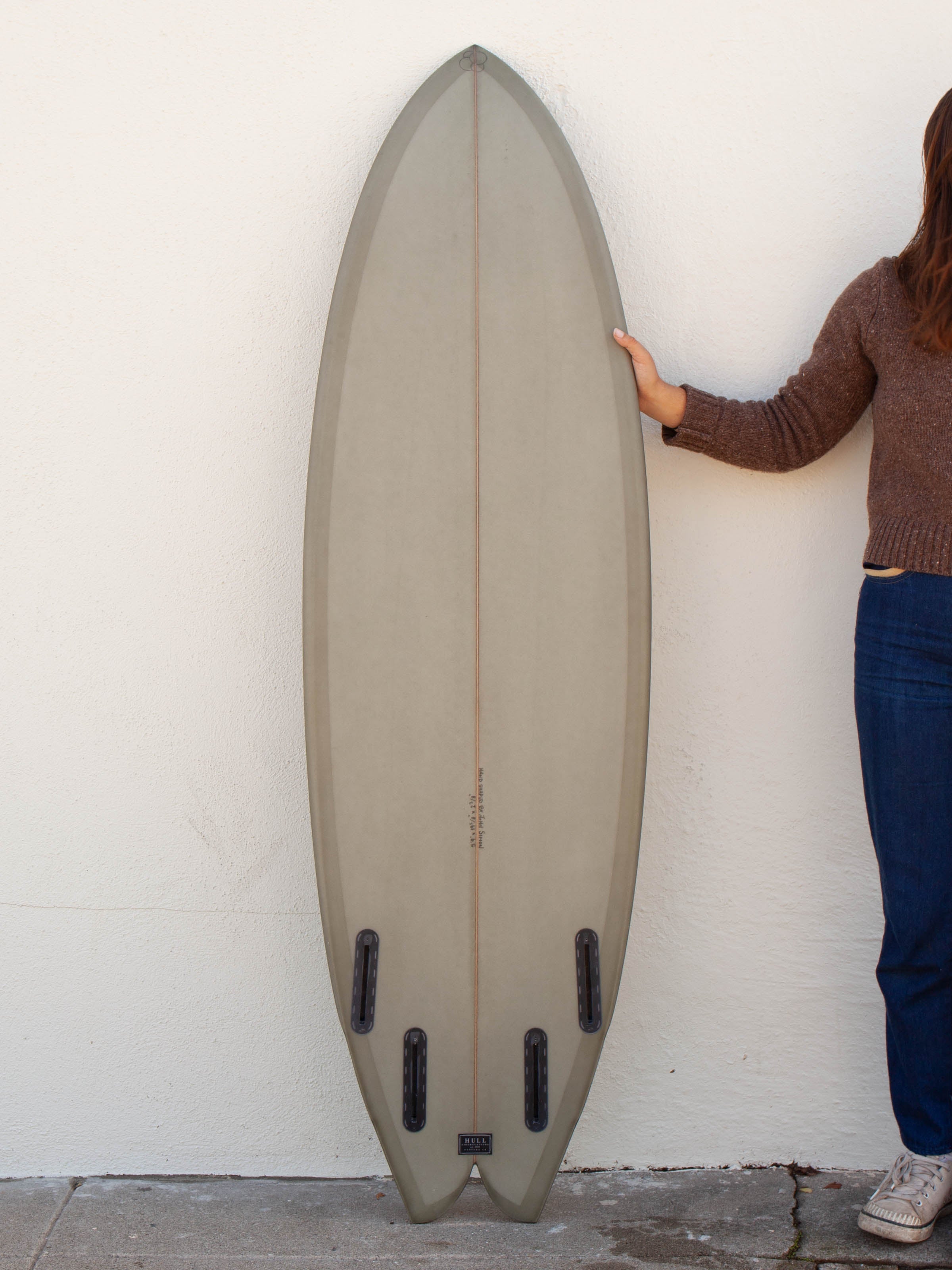 5'9 Simon Shapes Shortboard Green - Mollusk Surf Shop