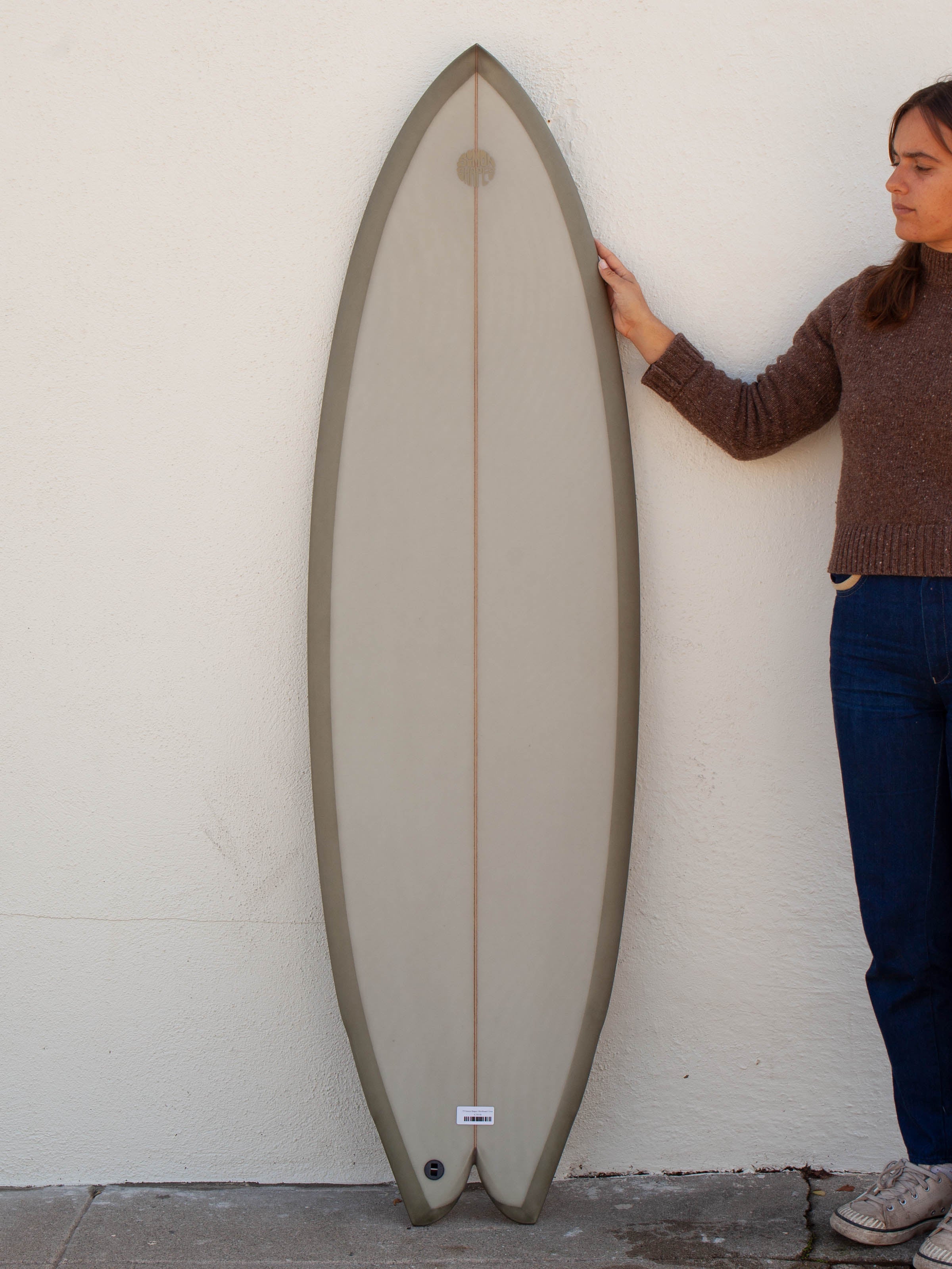5'9 Simon Shapes Shortboard Green - Mollusk Surf Shop
