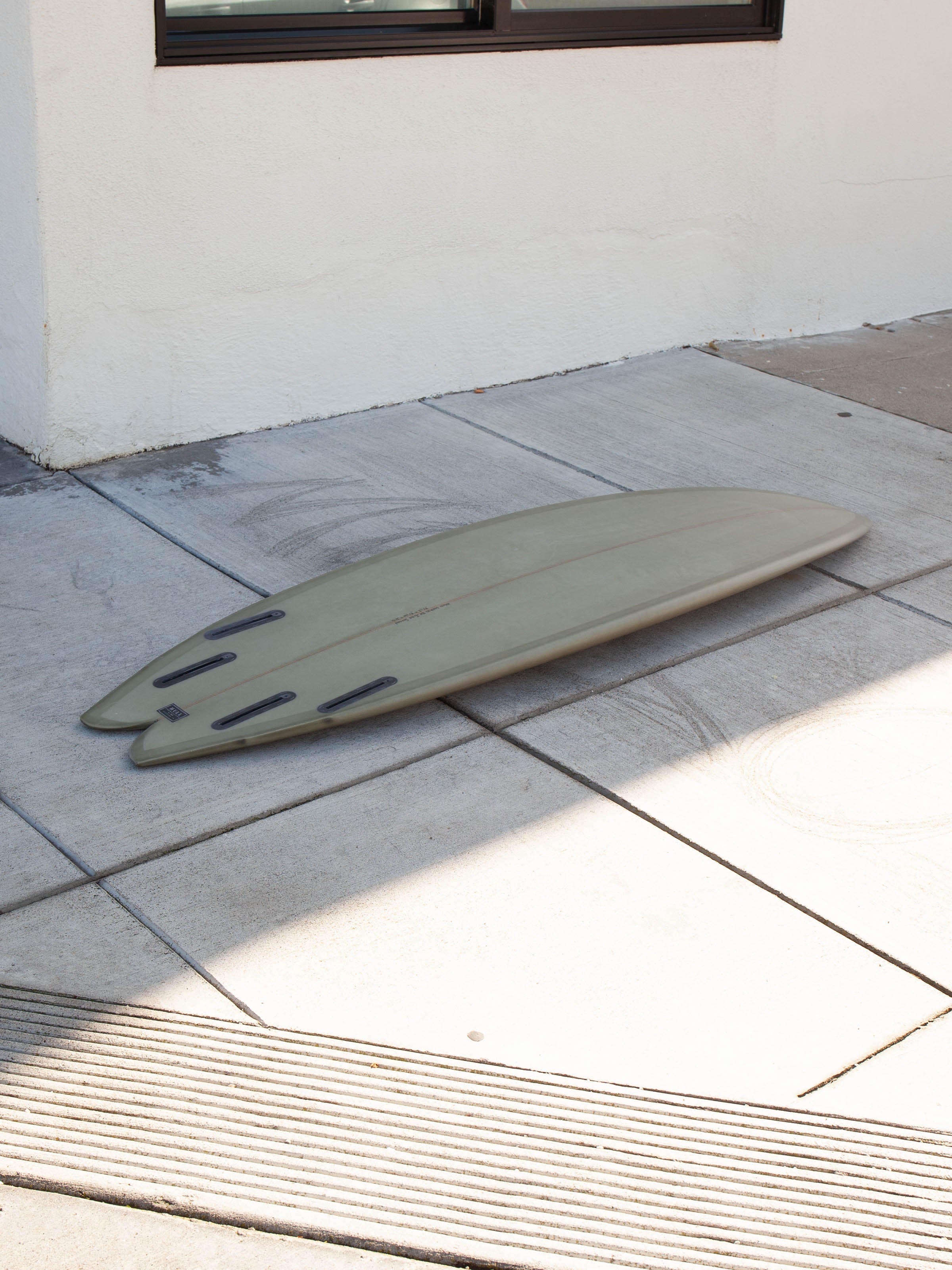 5'9 Simon Shapes Shortboard Green - Mollusk Surf Shop