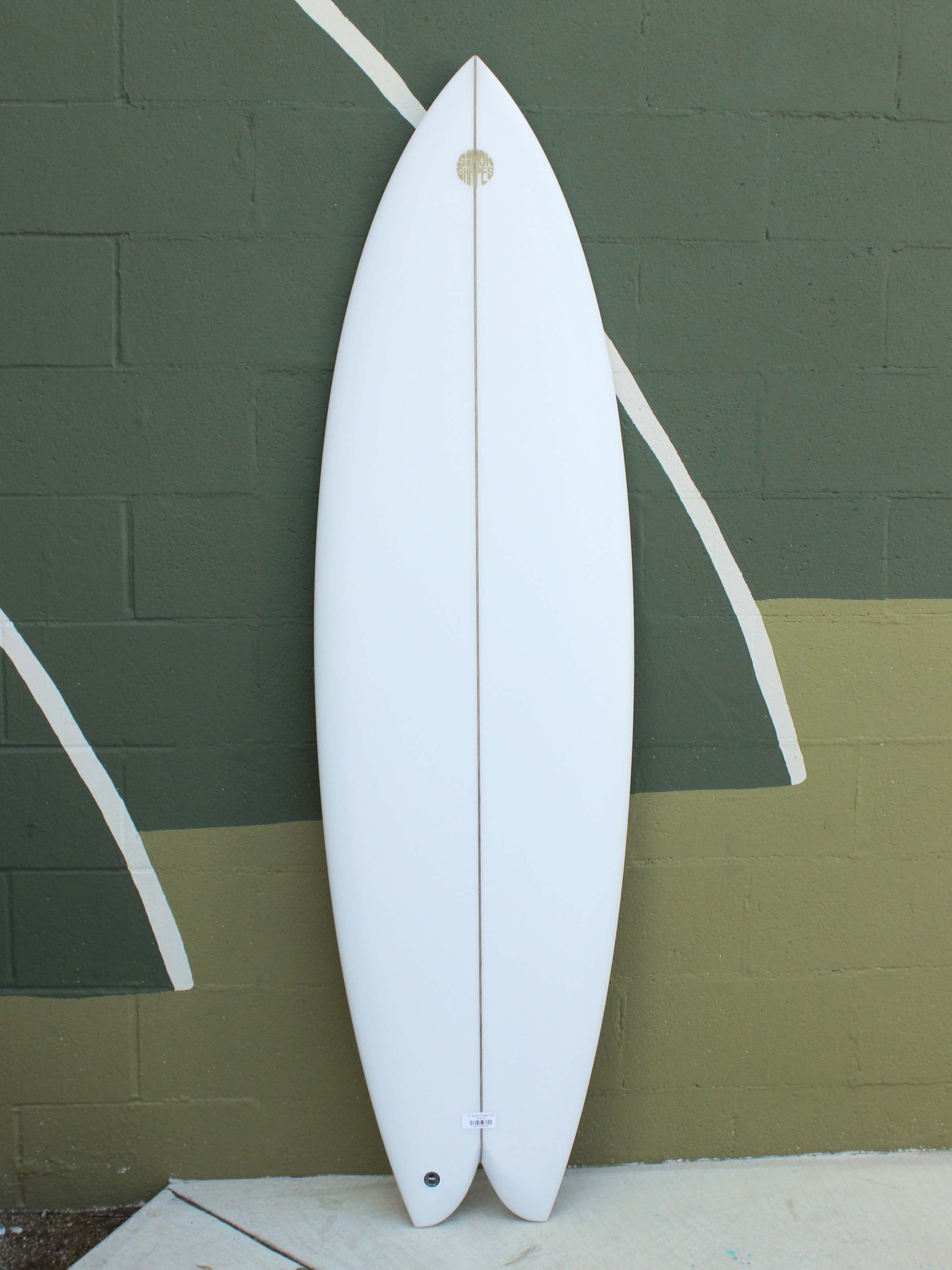 6'1 Simon Shapes Quad Fish - Mollusk Surf Shop