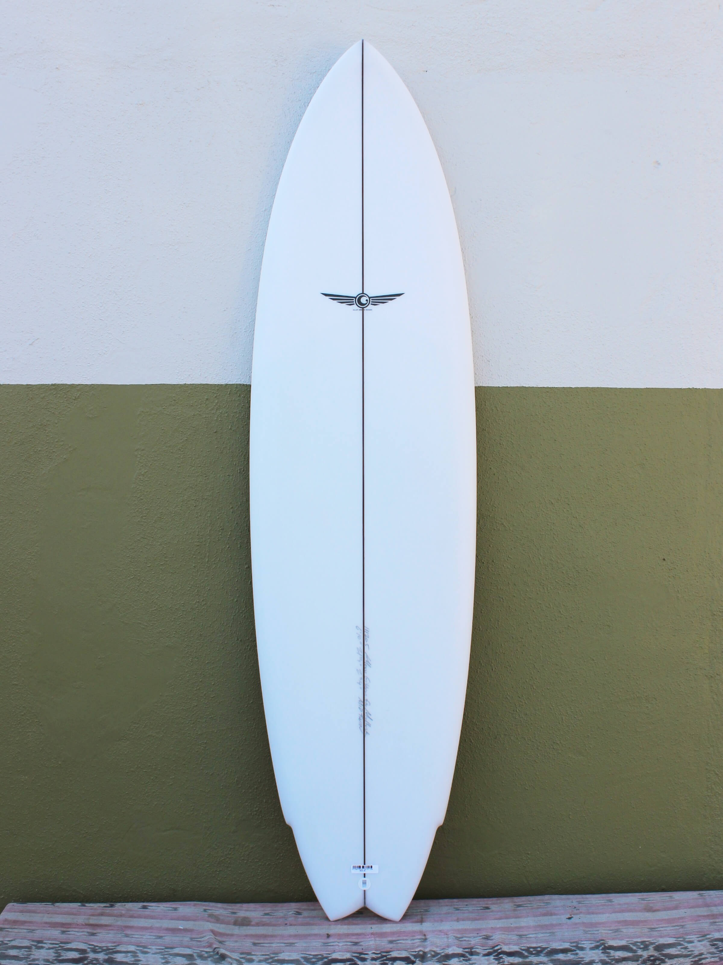 6'10 Allan Gibbons Twin Fin - Mollusk Surf Shop