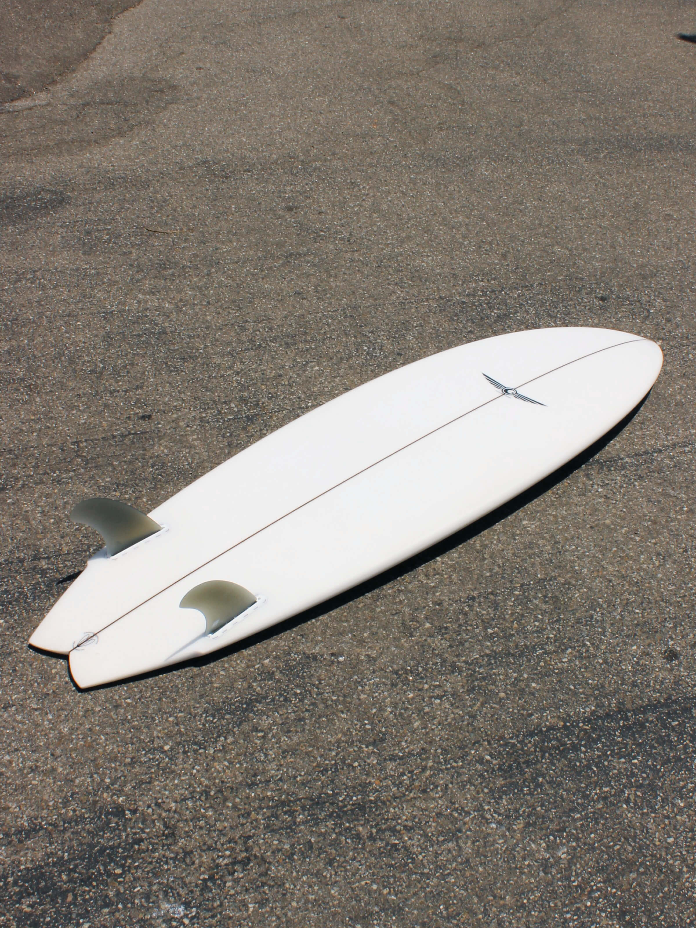 6'2 Allan Gibbons Twin Fin (Used) - Mollusk Surf Shop