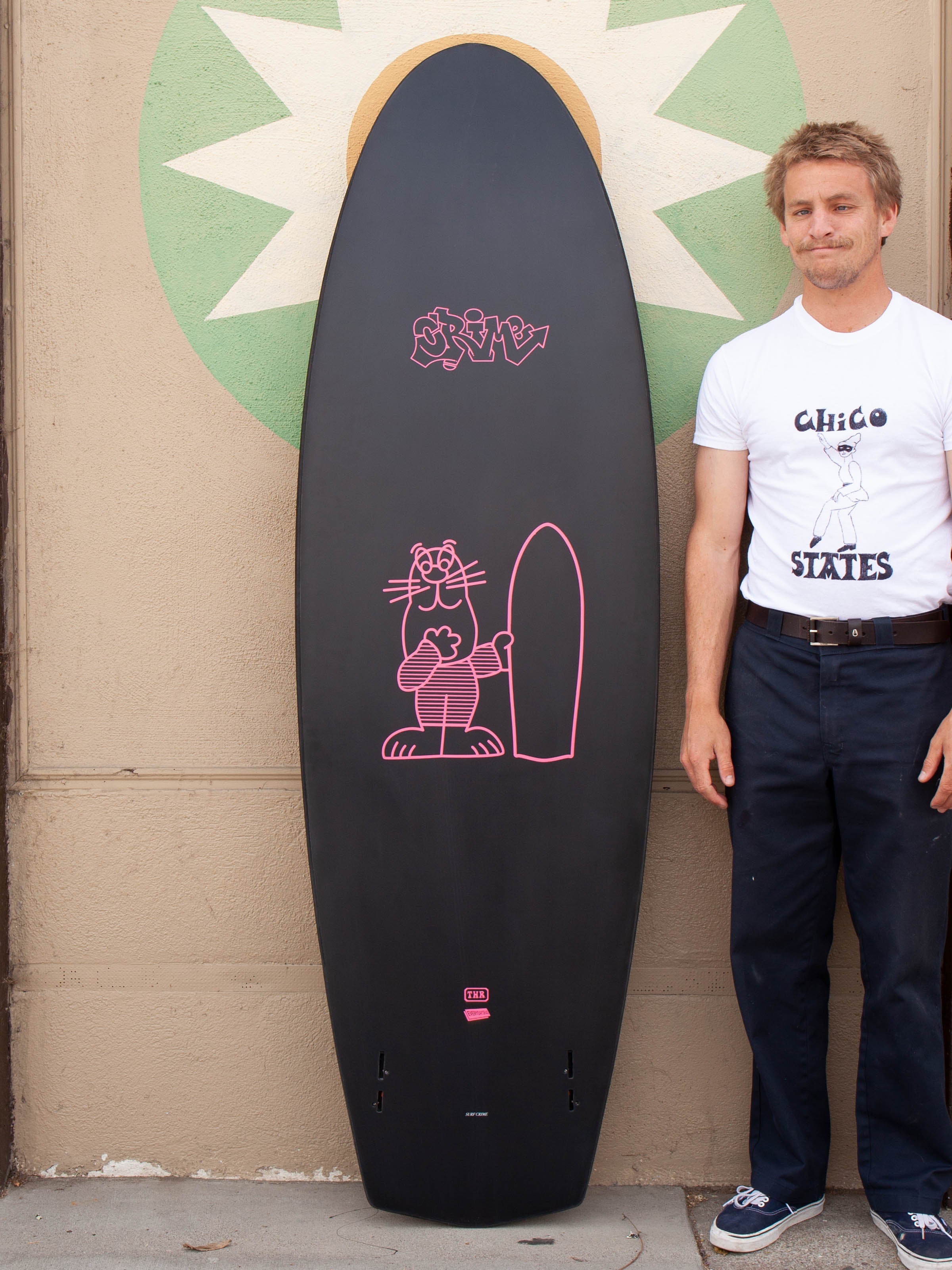 6'4 Crime THR Black - Mollusk Surf Shop