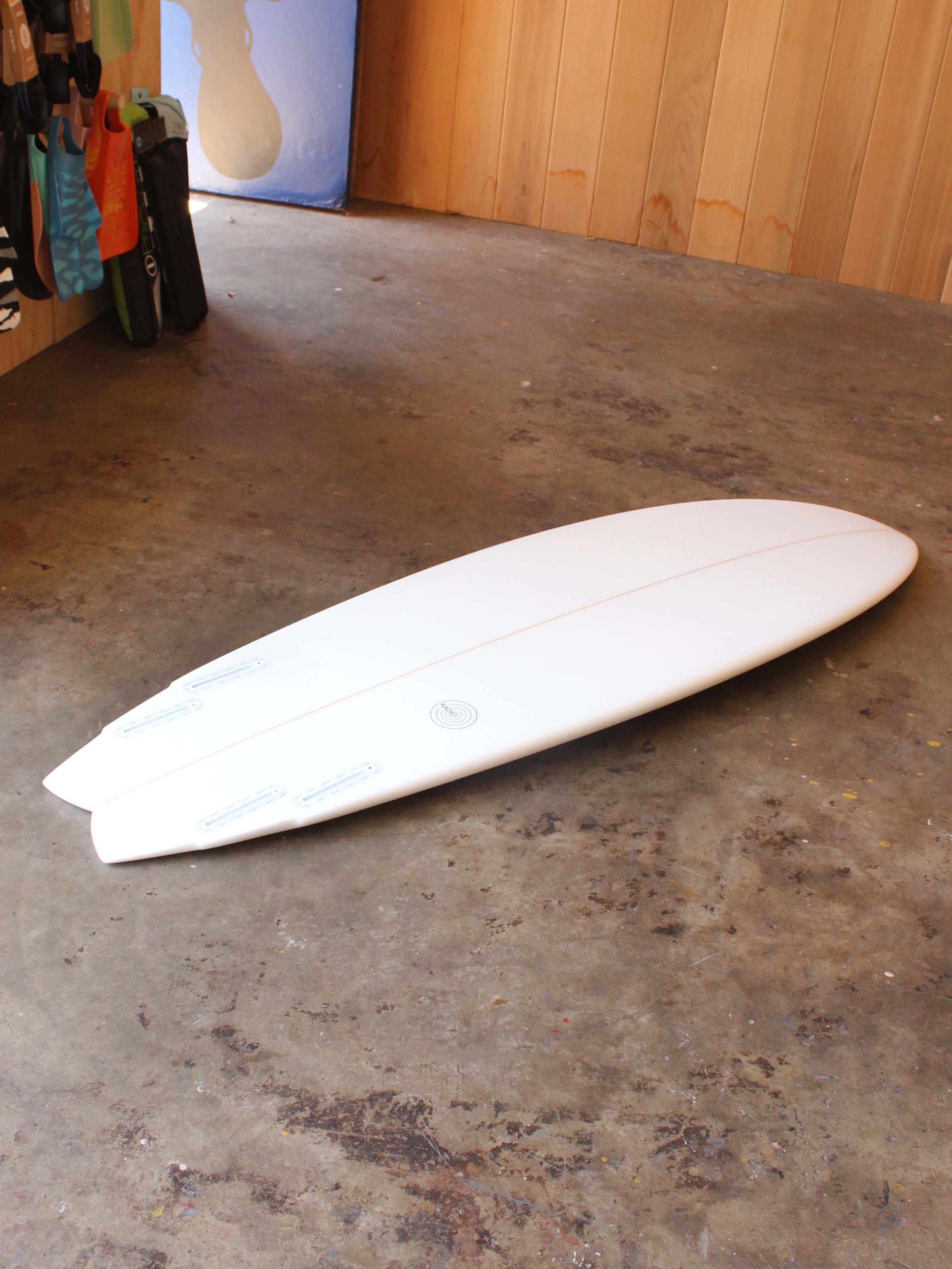 6'4 Radio Quad Fish - Mollusk Surf Shop