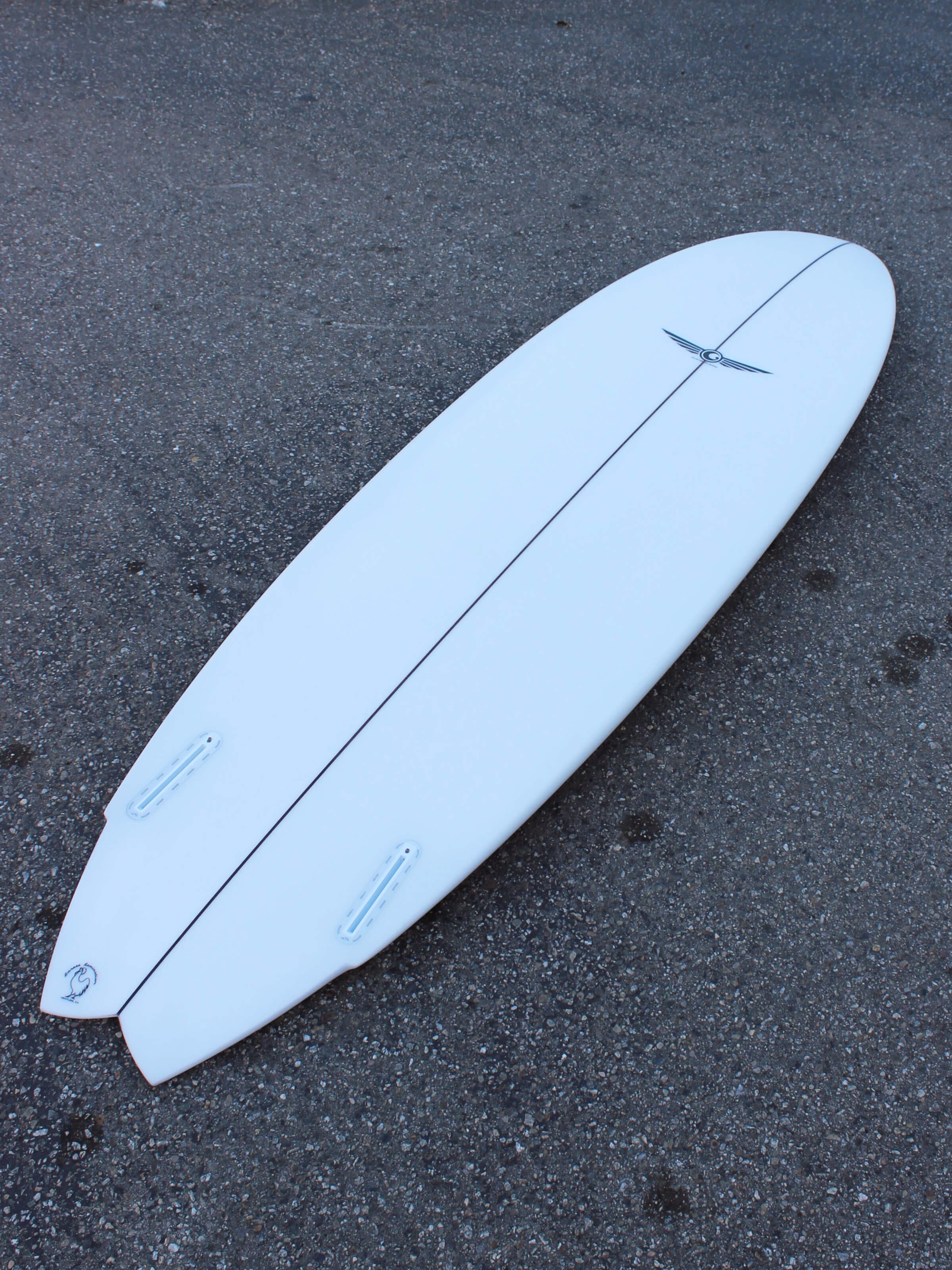 6'6 Allan Gibbons Twin Fin - Mollusk Surf Shop