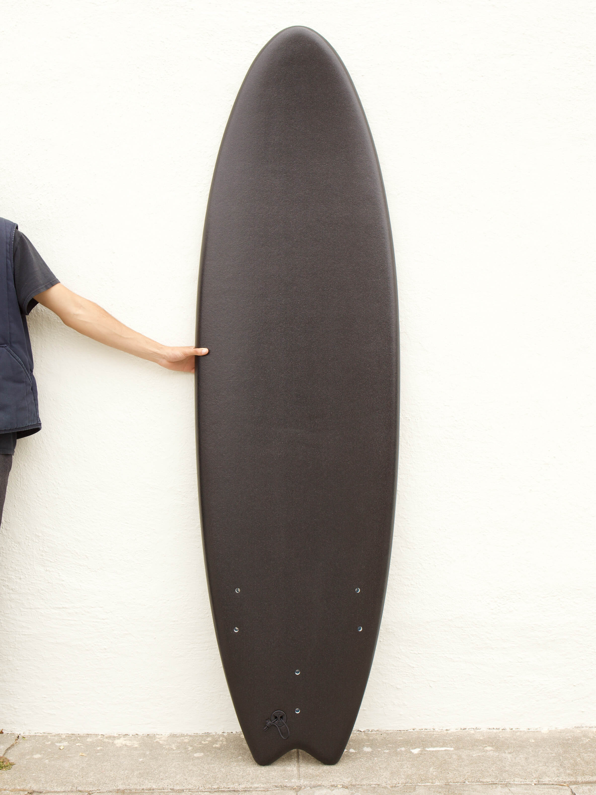 6'6 Catch Surf Swallow Tail - Blank - Black - Mollusk Surf Shop