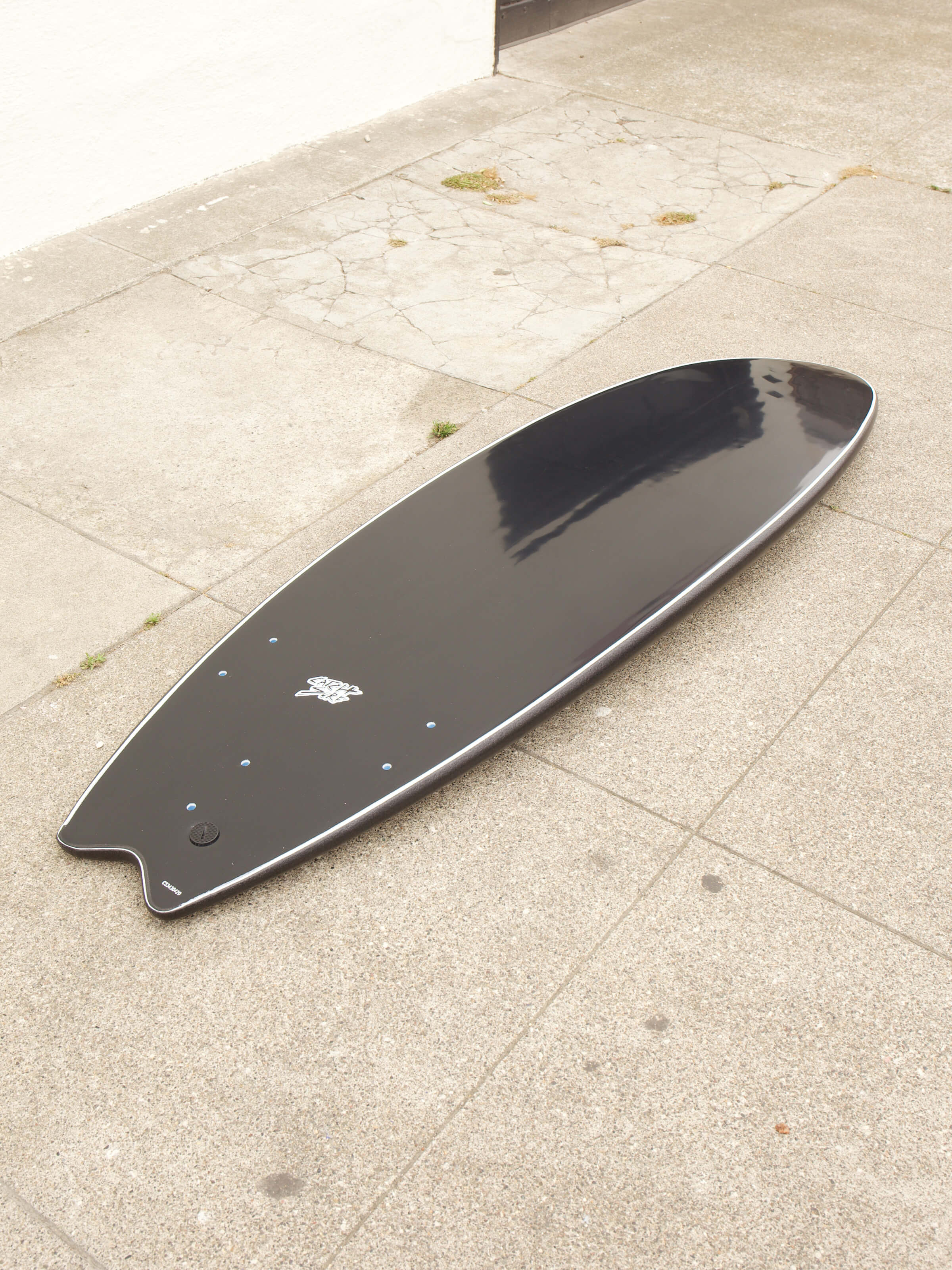 6'6 Catch Surf Swallow Tail - Blank - Black - Mollusk Surf Shop
