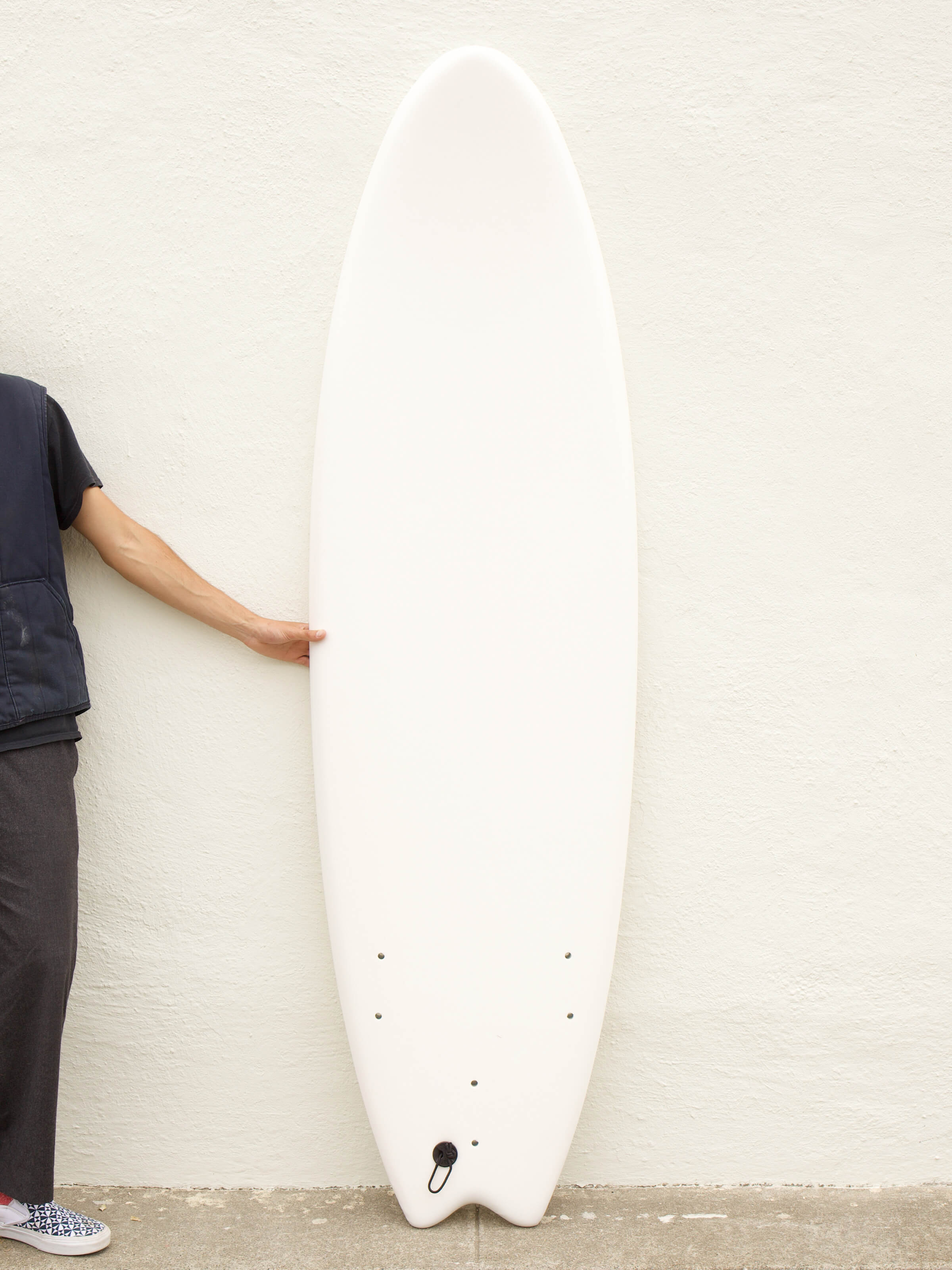 6'6 Catch Surf Swallow Tail - Blank - White - Mollusk Surf Shop