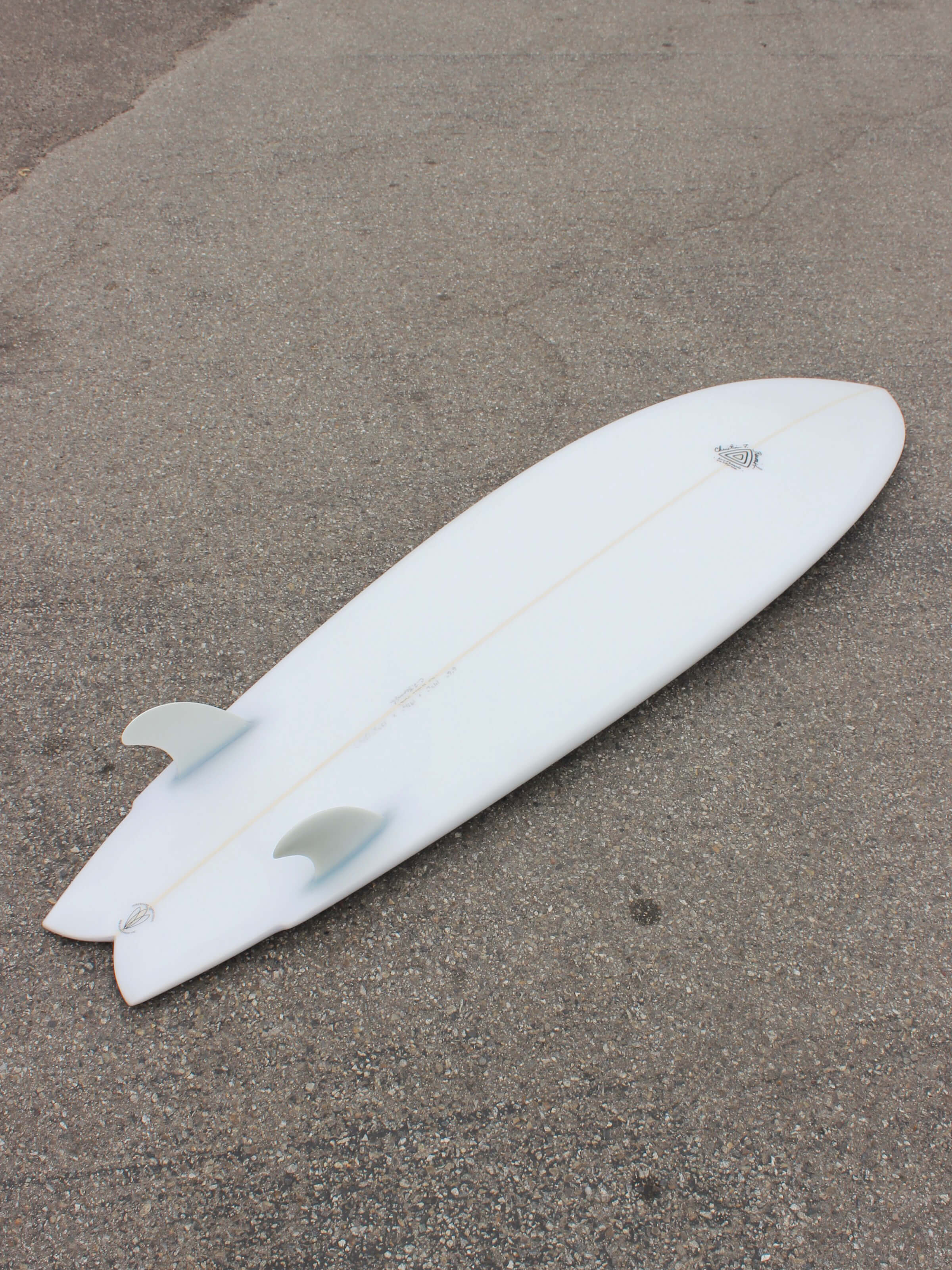 6'6 Christian Beamish Old School Twin Fin - Mollusk Surf Shop