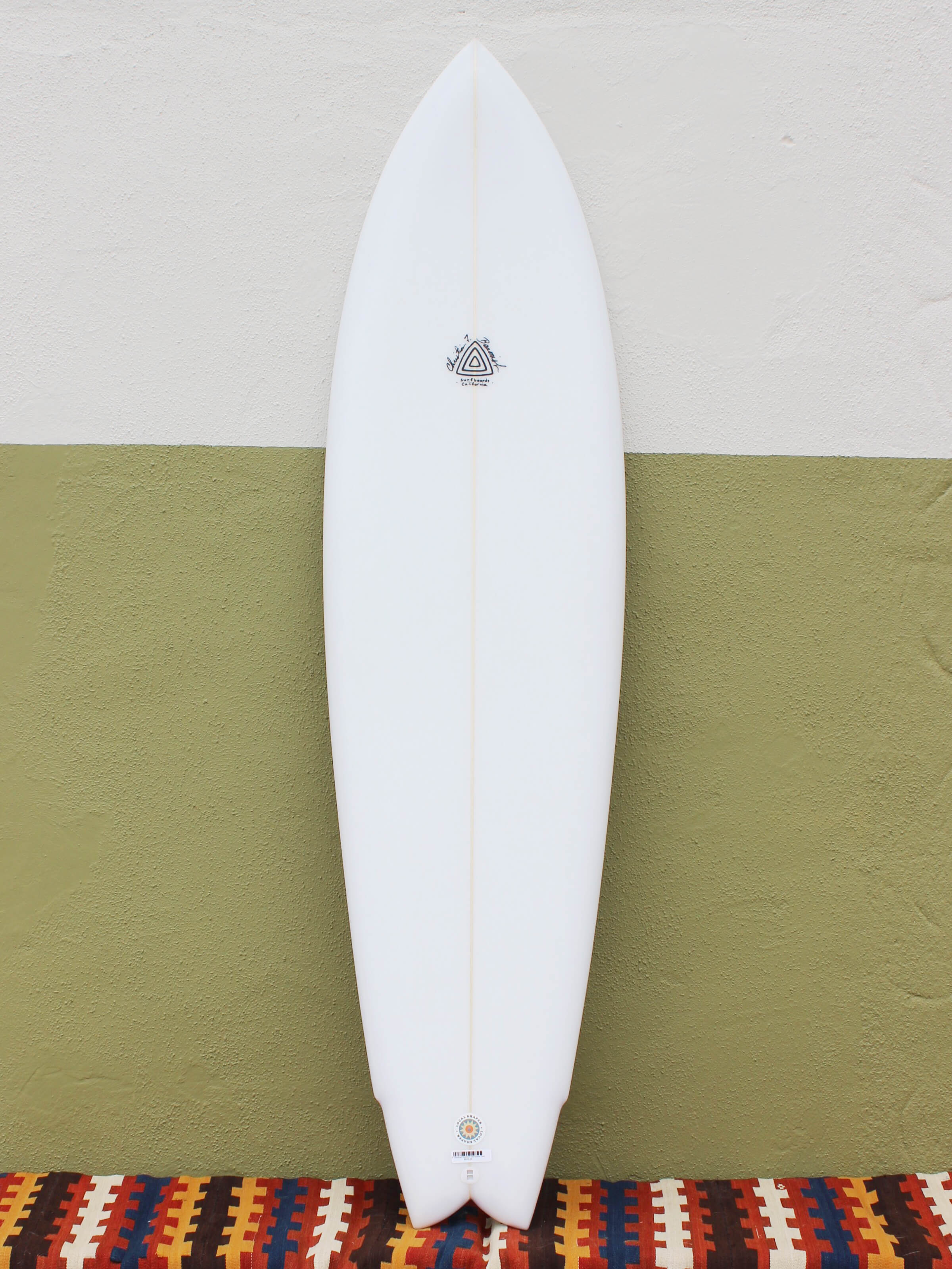 6'6 Christian Beamish Old School Twin Fin - Mollusk Surf Shop