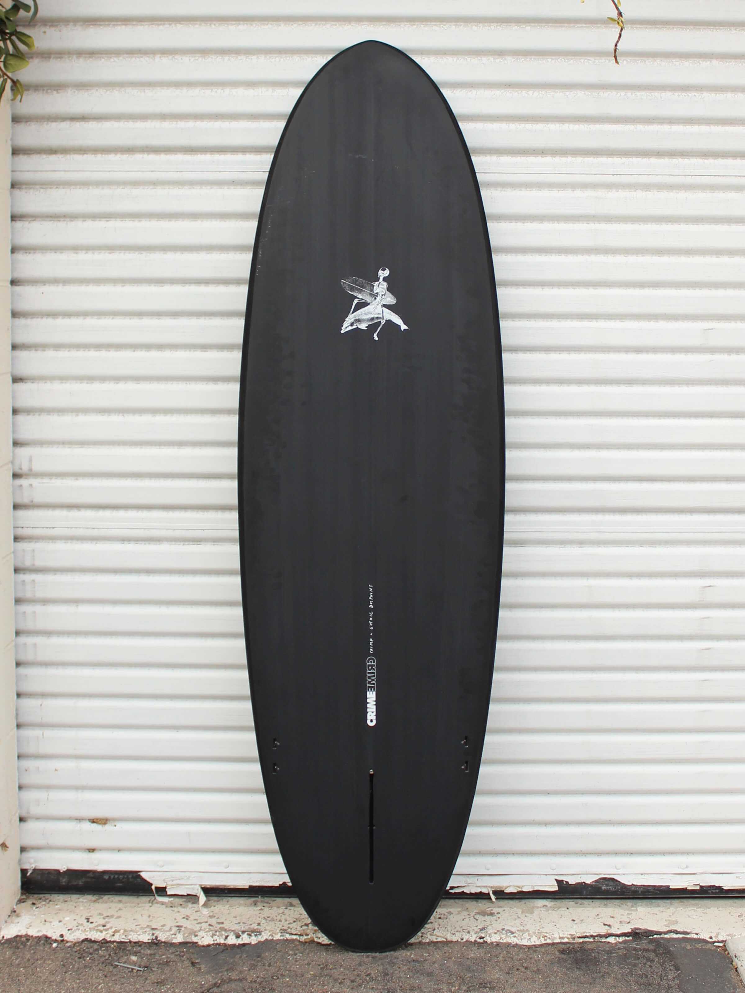6'6 Crime Gothic Dolphin - Black - Mollusk Surf Shop