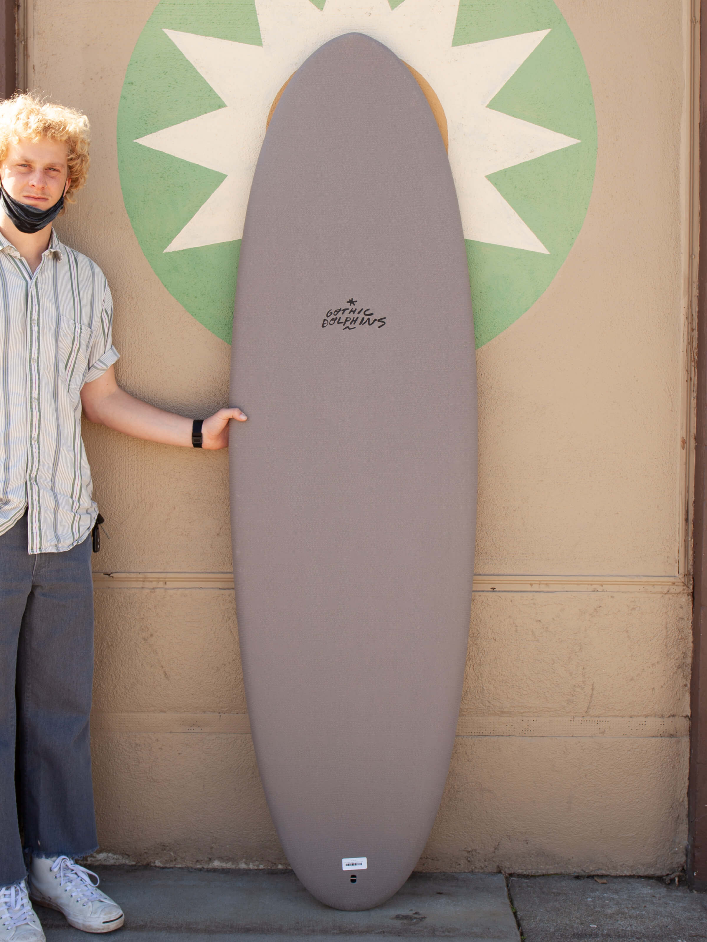 6'6 Crime Gothic Dolphins - Black - Mollusk Surf Shop