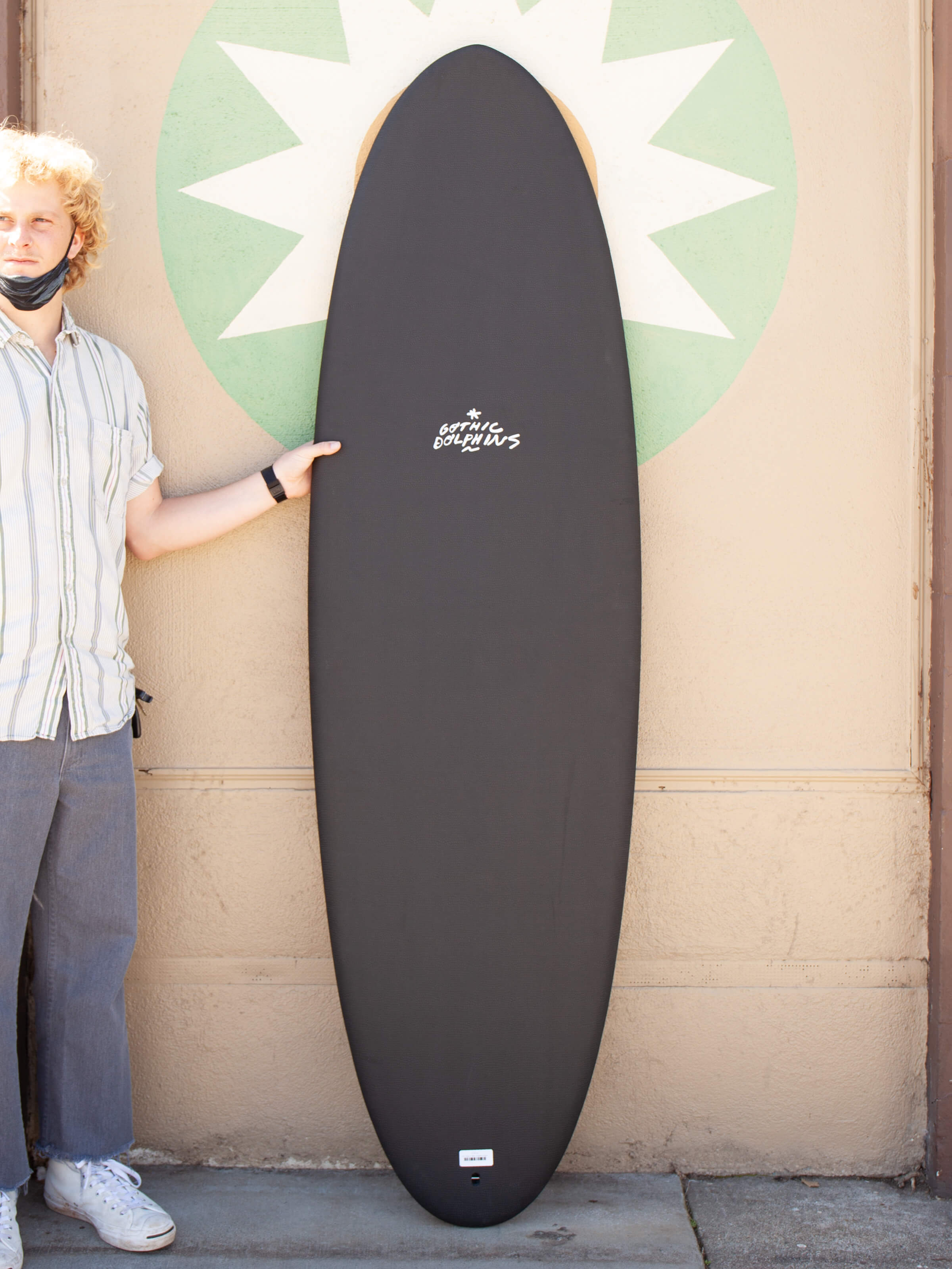 6'6 Crime Gothic Dolphins - Black - Mollusk Surf Shop