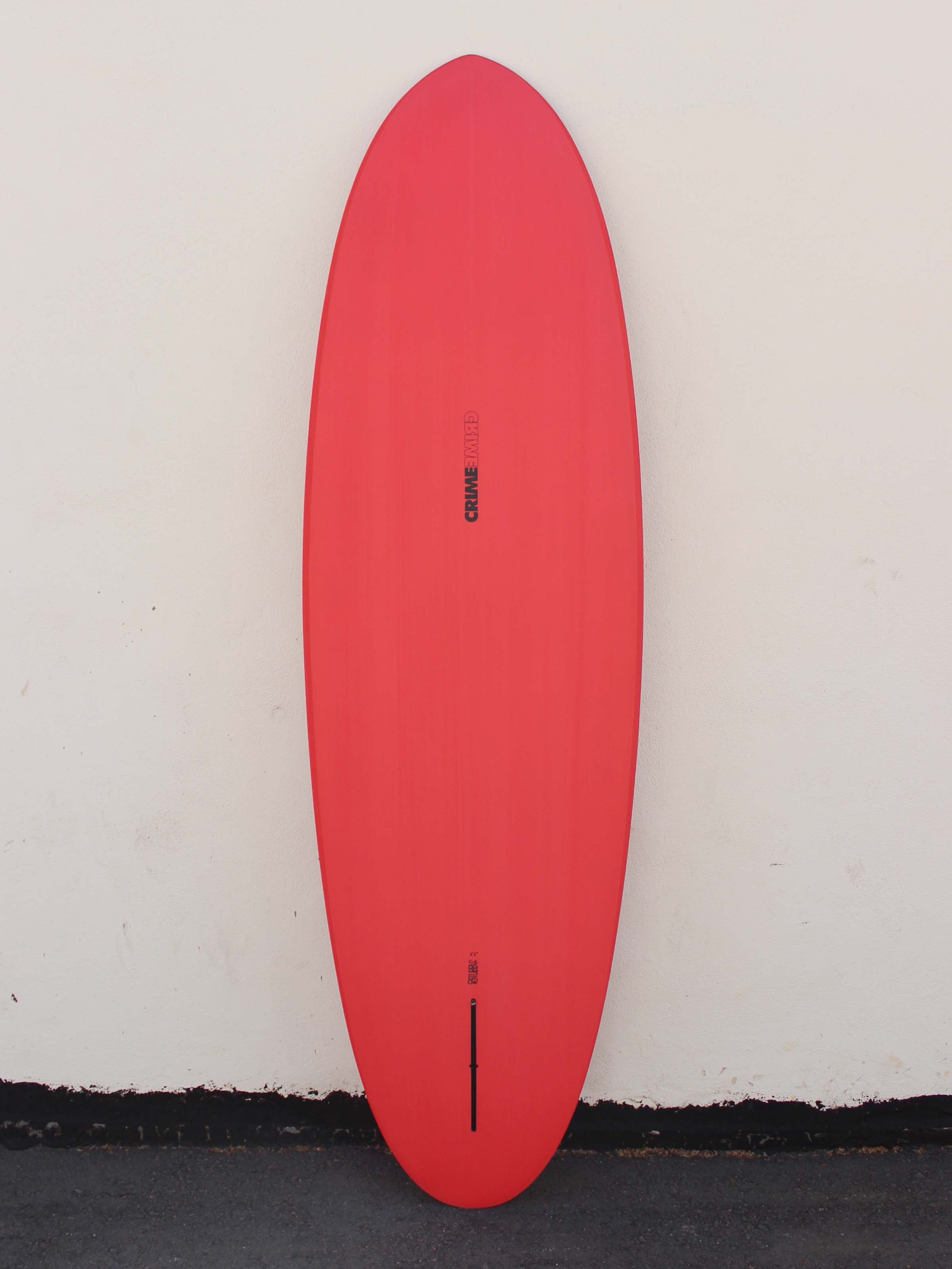 6'6 Crime Stubby - Red - Mollusk Surf Shop
