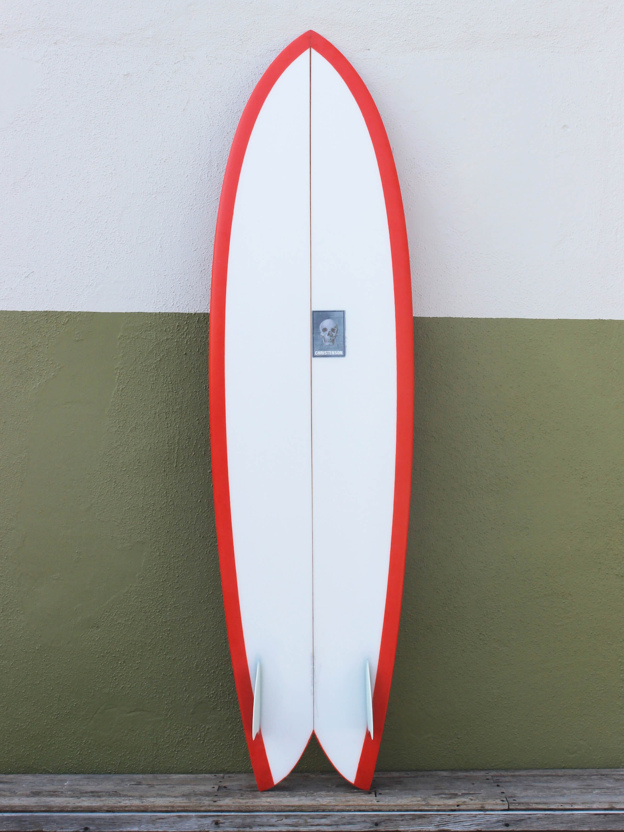 6'8 Christenson Long Fish - Red - Mollusk Surf Shop