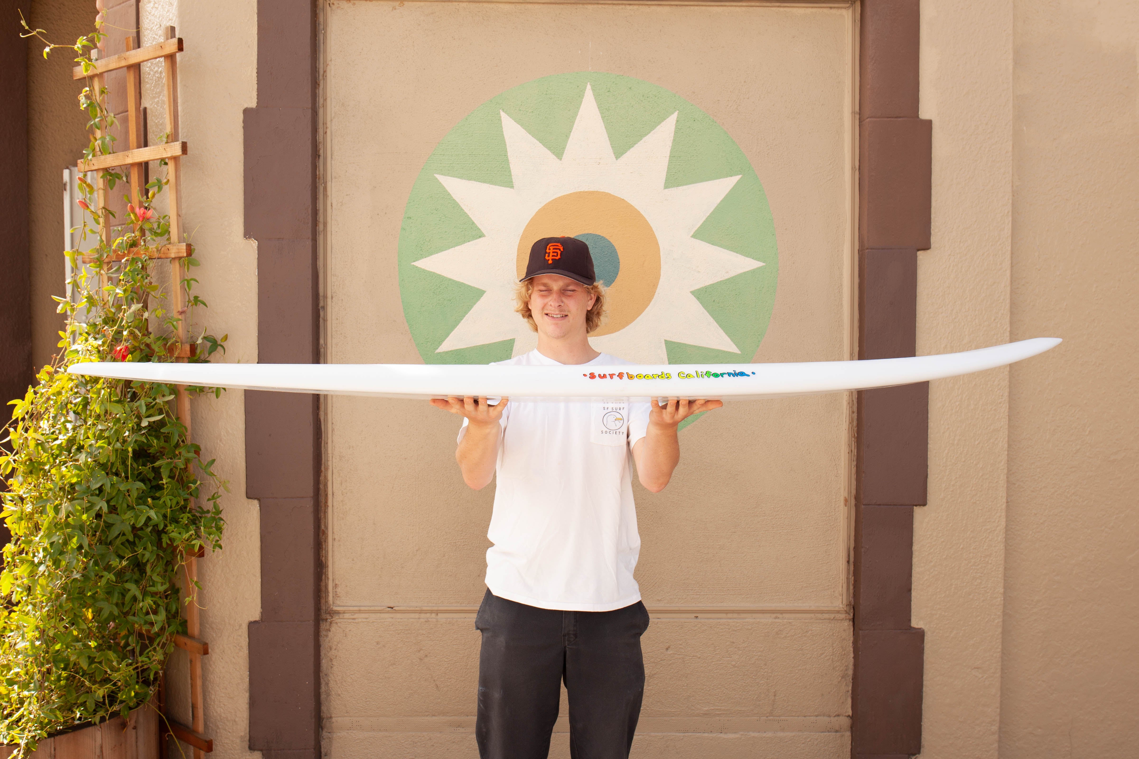6'8 Christian Beamish Old School Twin Fin - Mollusk Surf Shop