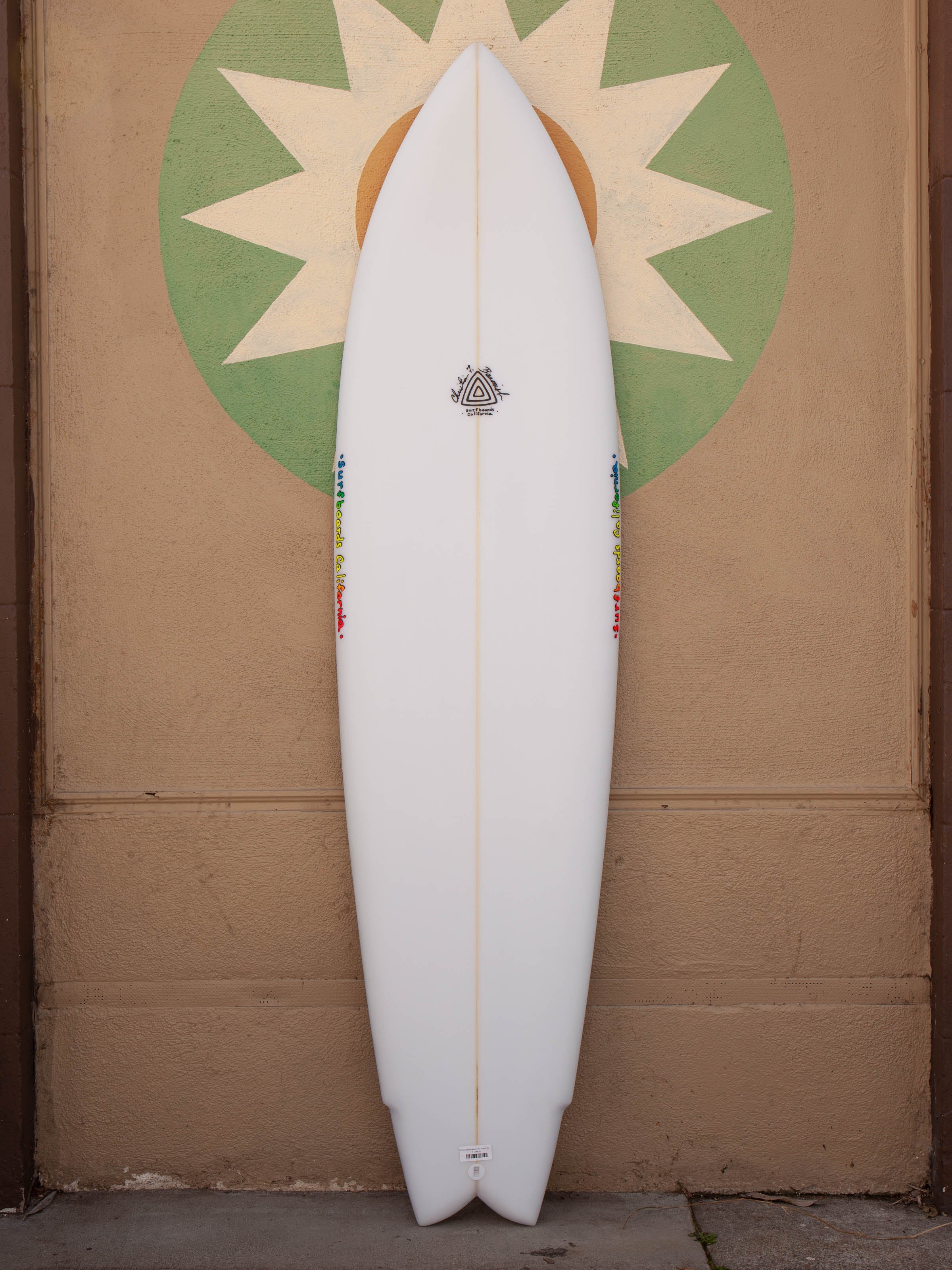 6'8 Christian Beamish Old School Twin Fin - Mollusk Surf Shop