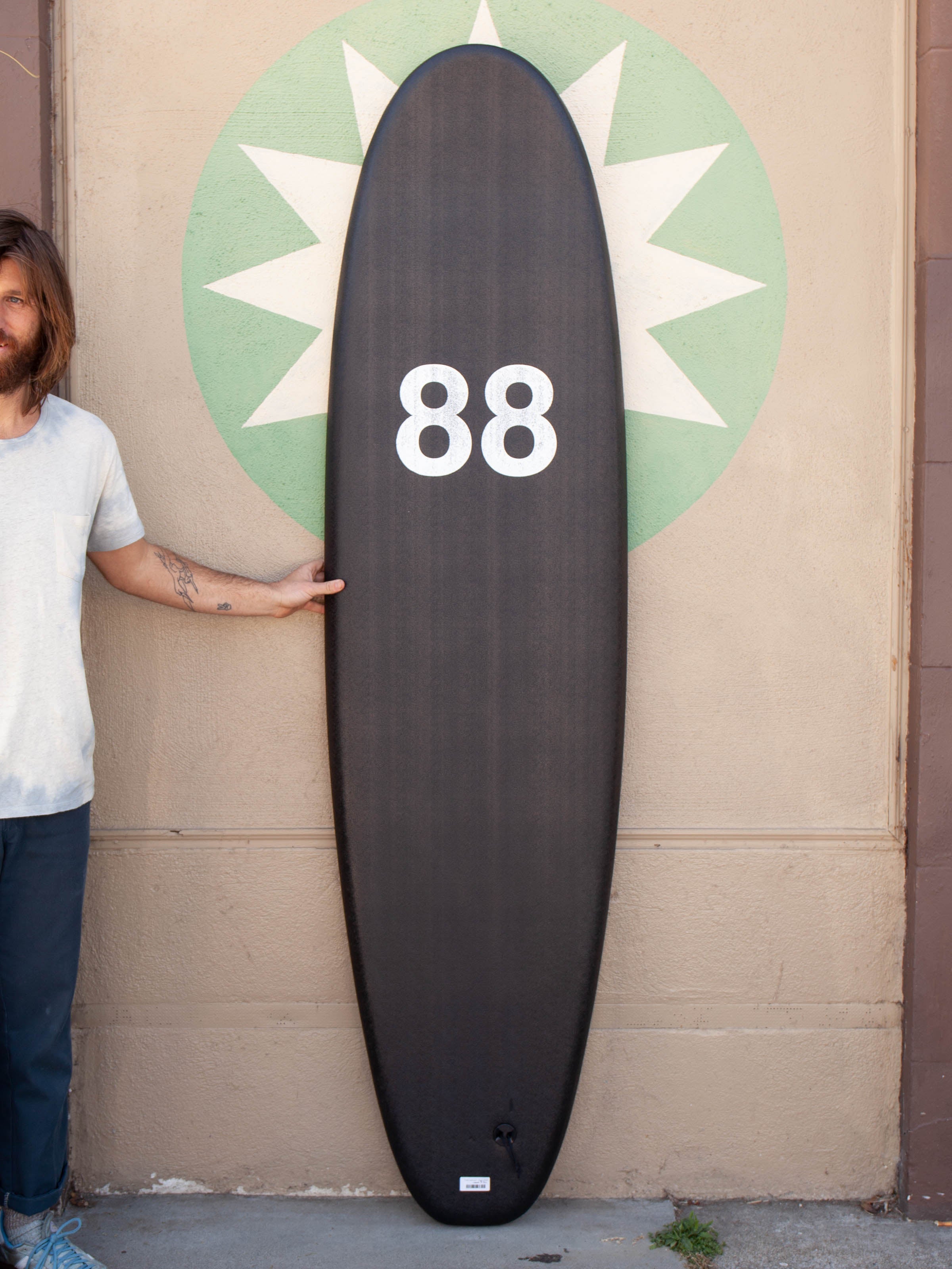 7'0 88 Surfboard ~ Black/Black - Mollusk Surf Shop