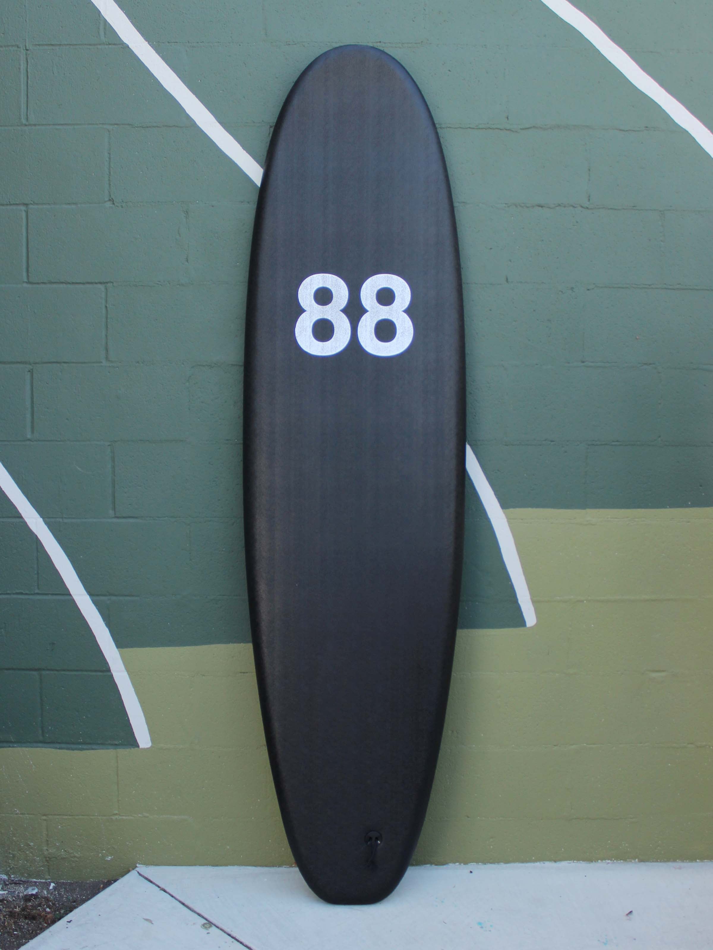 7'0 88 Surfboard ~ Black/Black - Mollusk Surf Shop