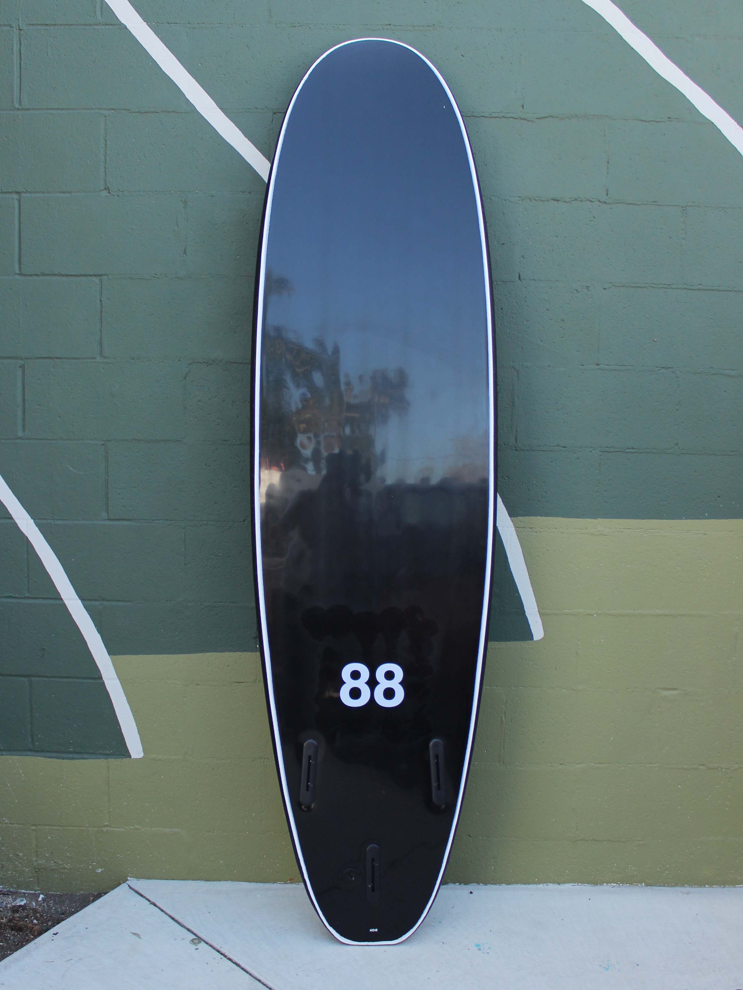 7'0 88 Surfboard ~ Black/Black - Mollusk Surf Shop