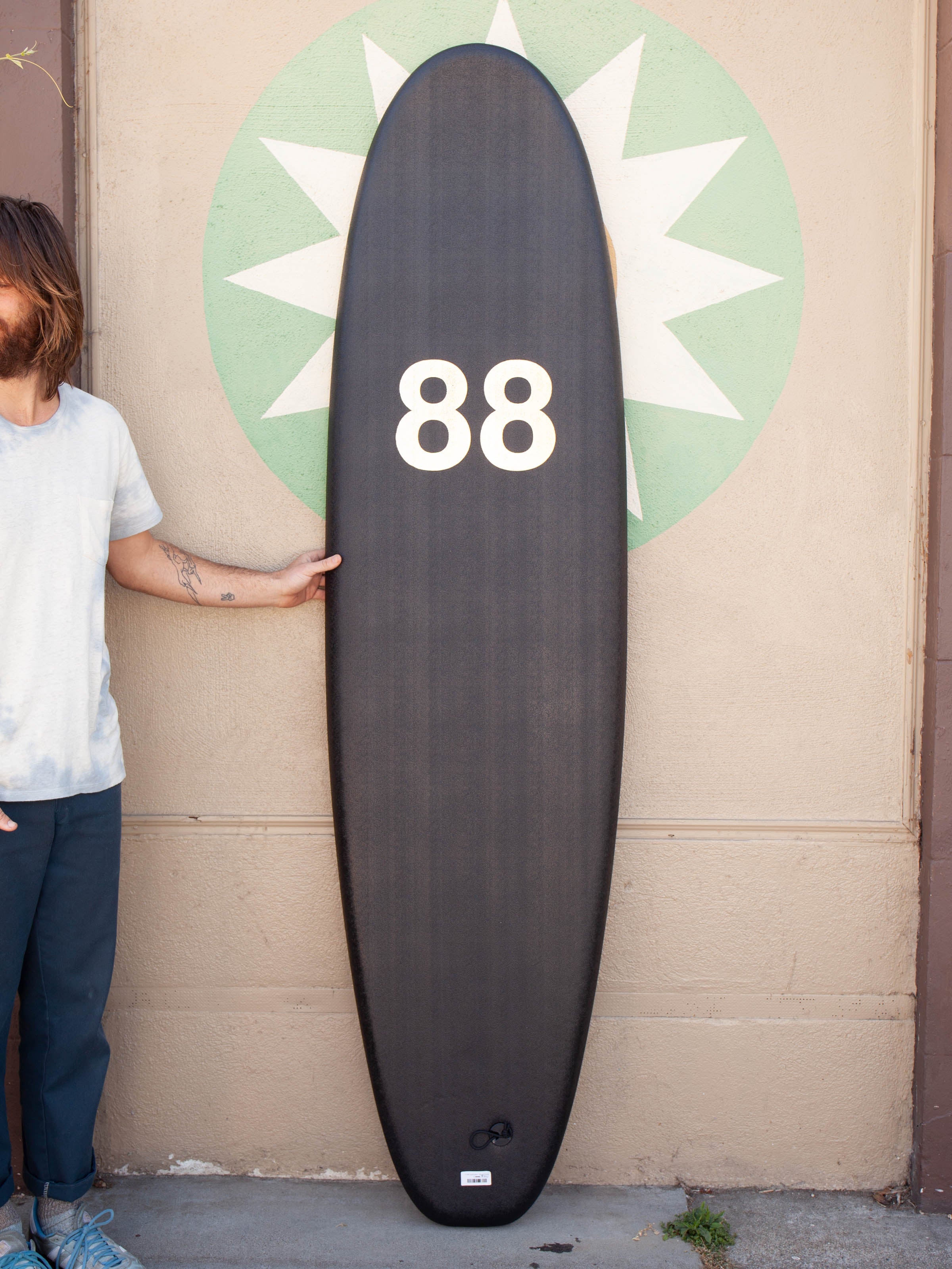 7'0 88 Surfboard ~ Black/Purple - Mollusk Surf Shop