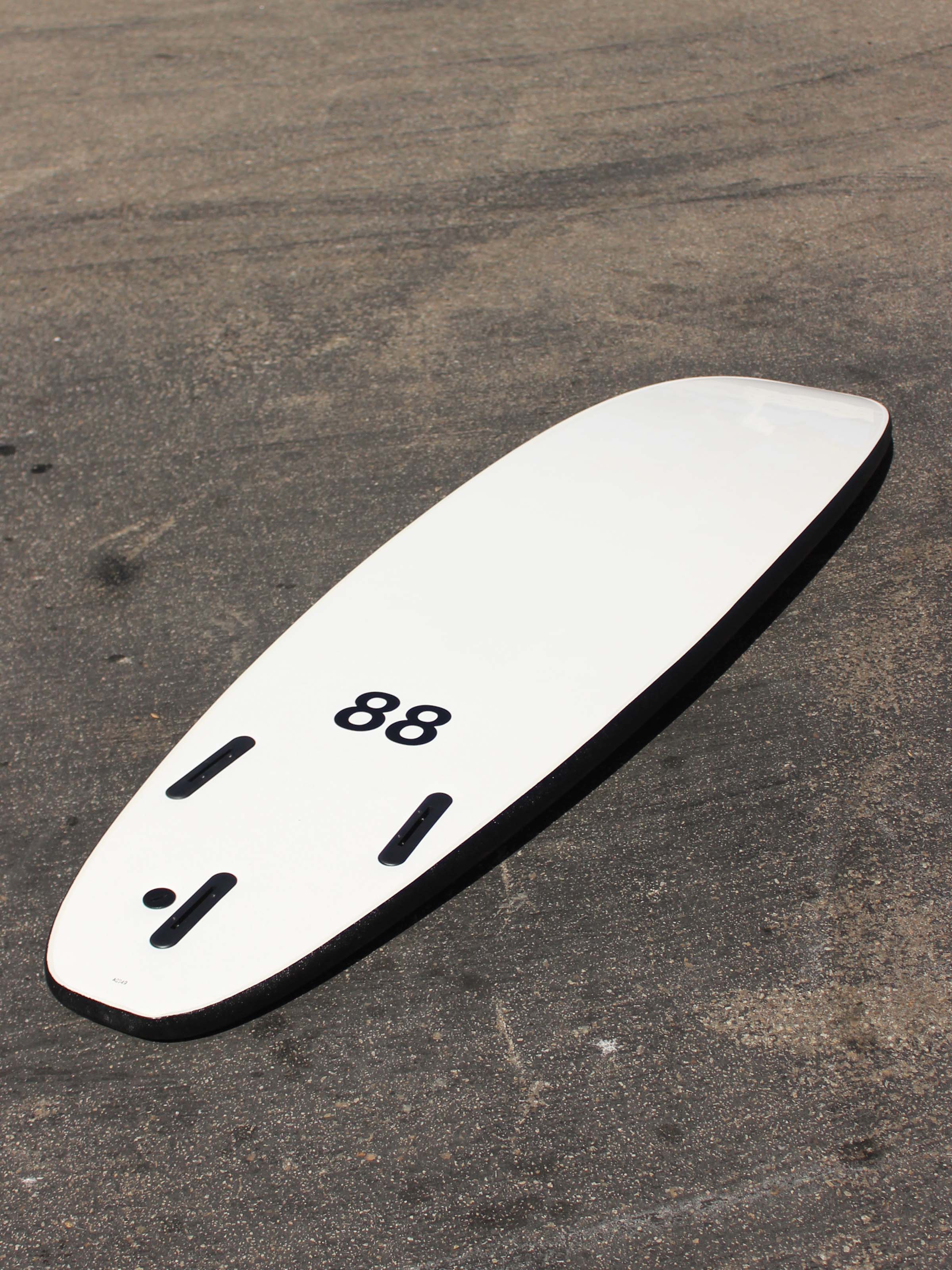 7'0 88 Surfboard ~ Black/White - Mollusk Surf Shop