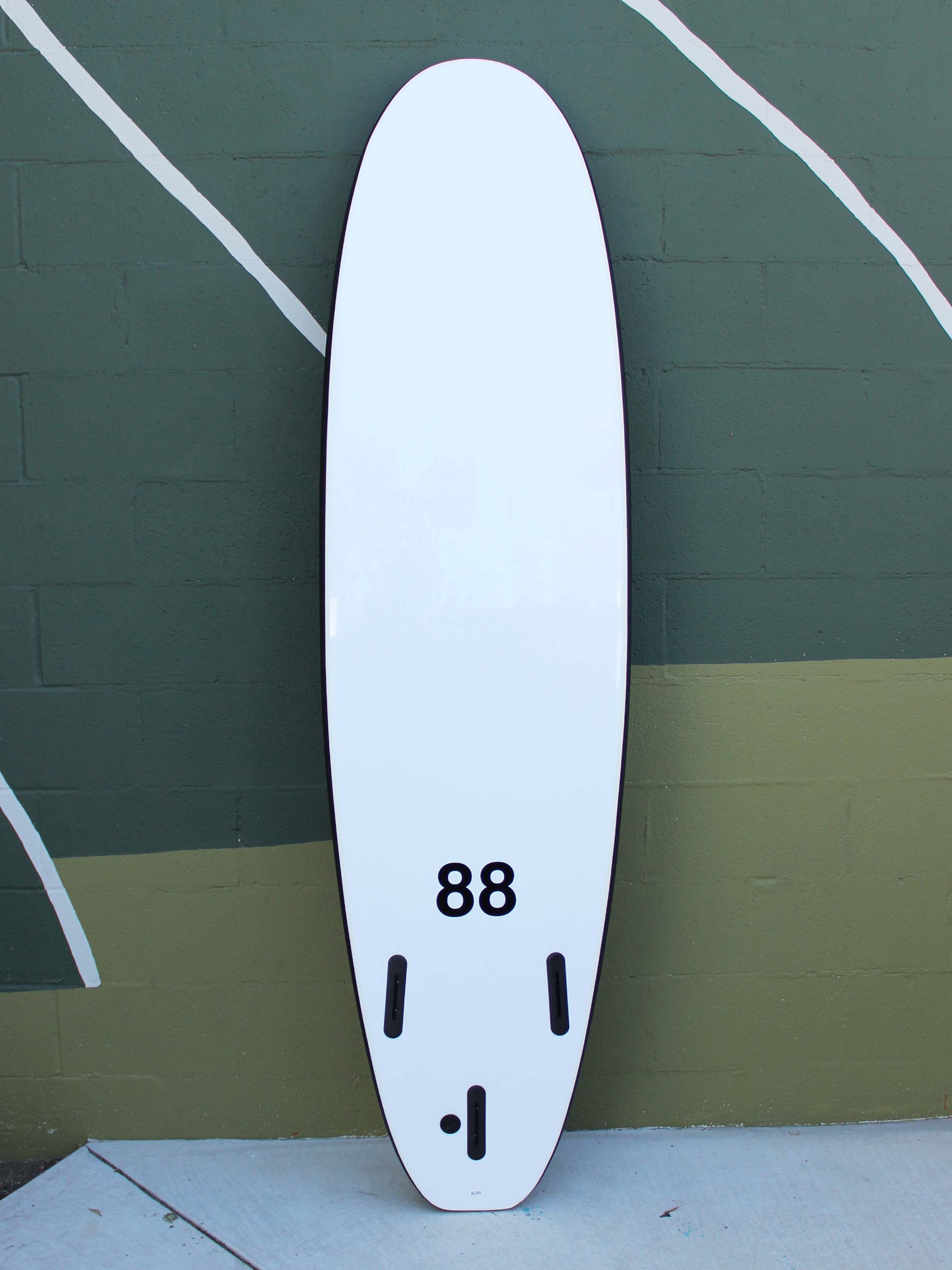 7'0 88 Surfboard ~ Black/White - Mollusk Surf Shop
