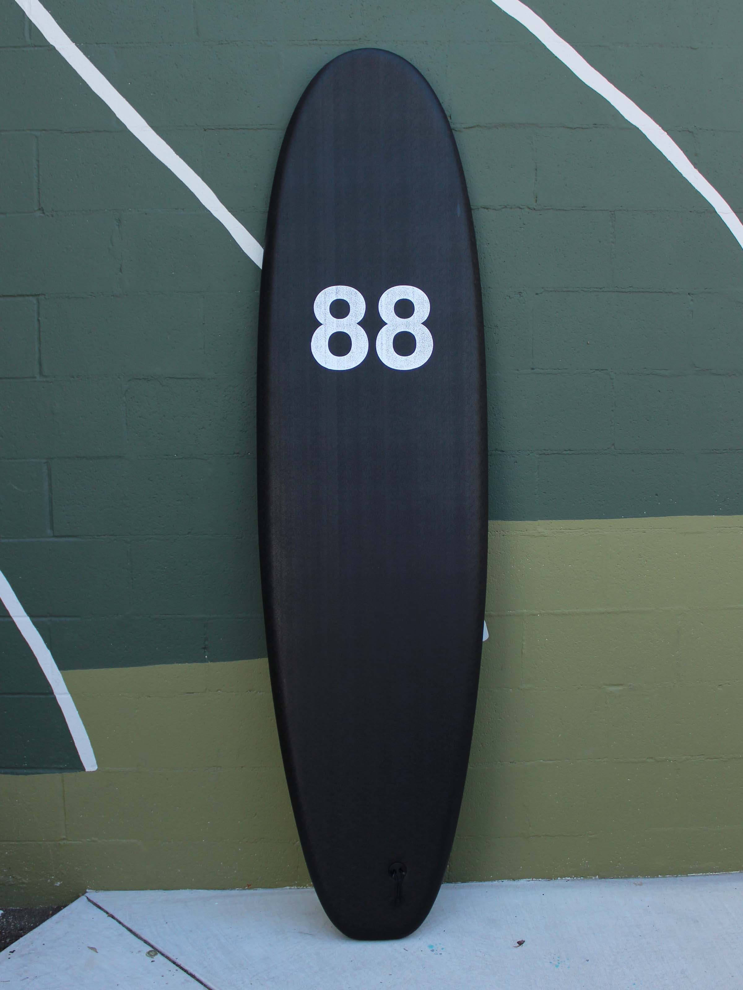 7'0 88 Surfboard ~ Black/White - Mollusk Surf Shop