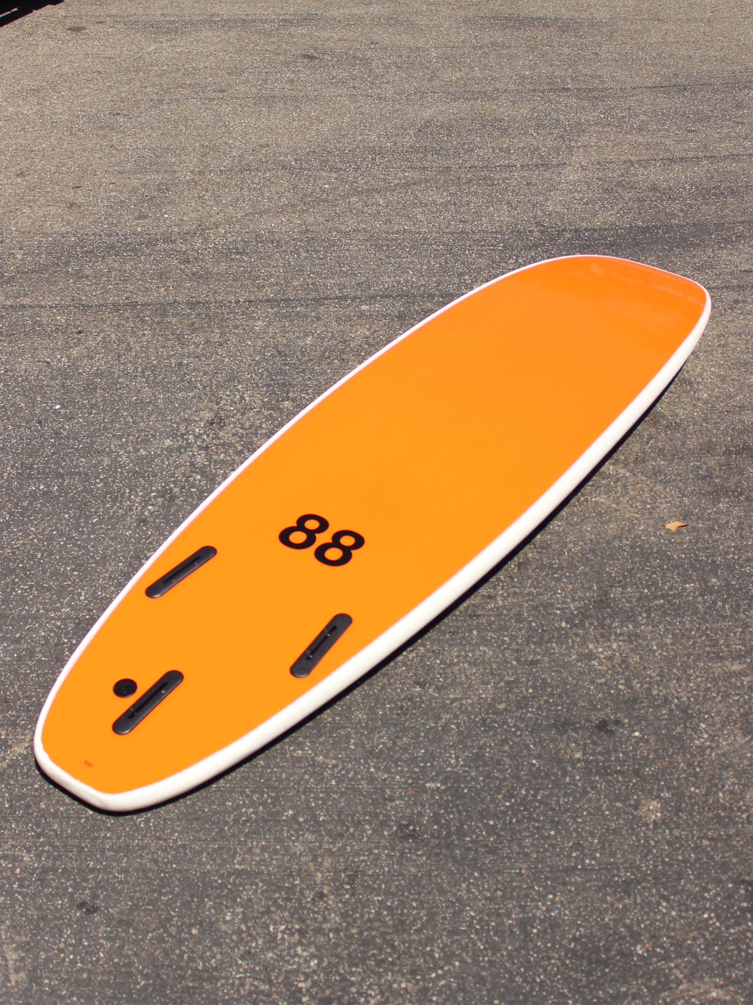 7'0 88 Surfboard ~ White/Mustard - Mollusk Surf Shop