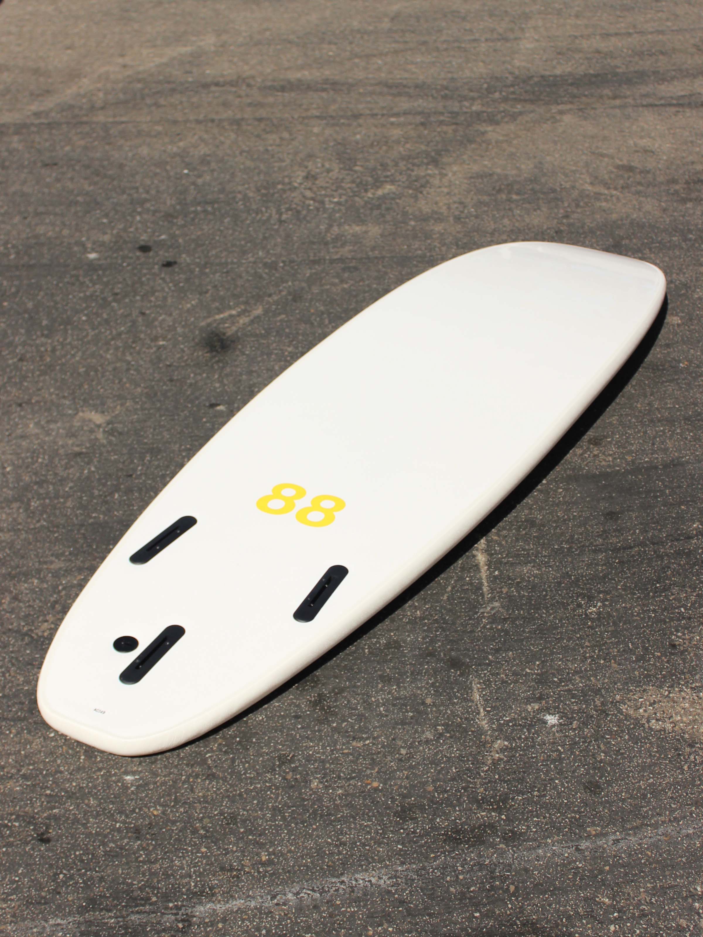 7'0 88 Surfboard ~ White/White - Mollusk Surf Shop