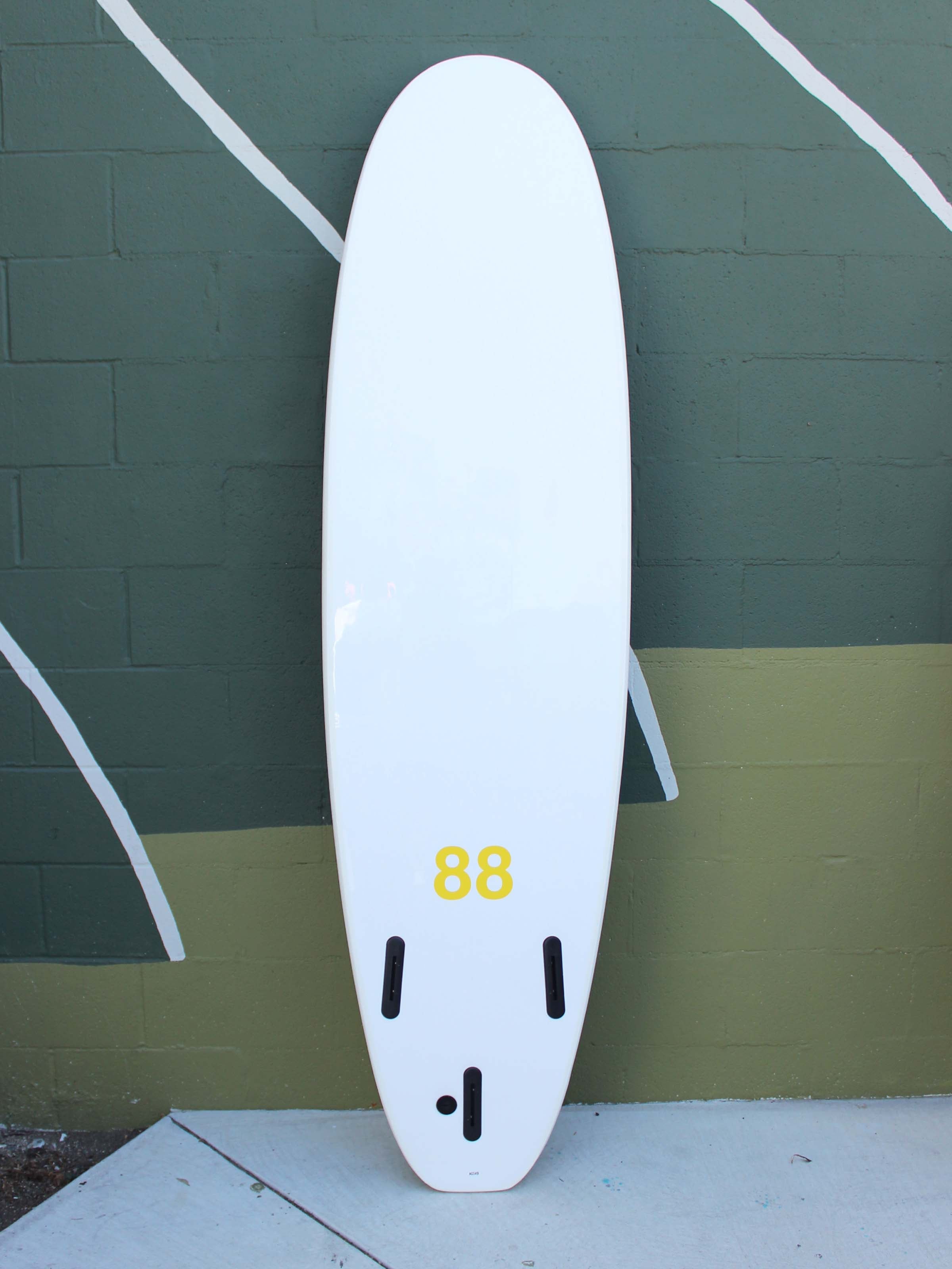 7'0 88 Surfboard ~ White/White - Mollusk Surf Shop