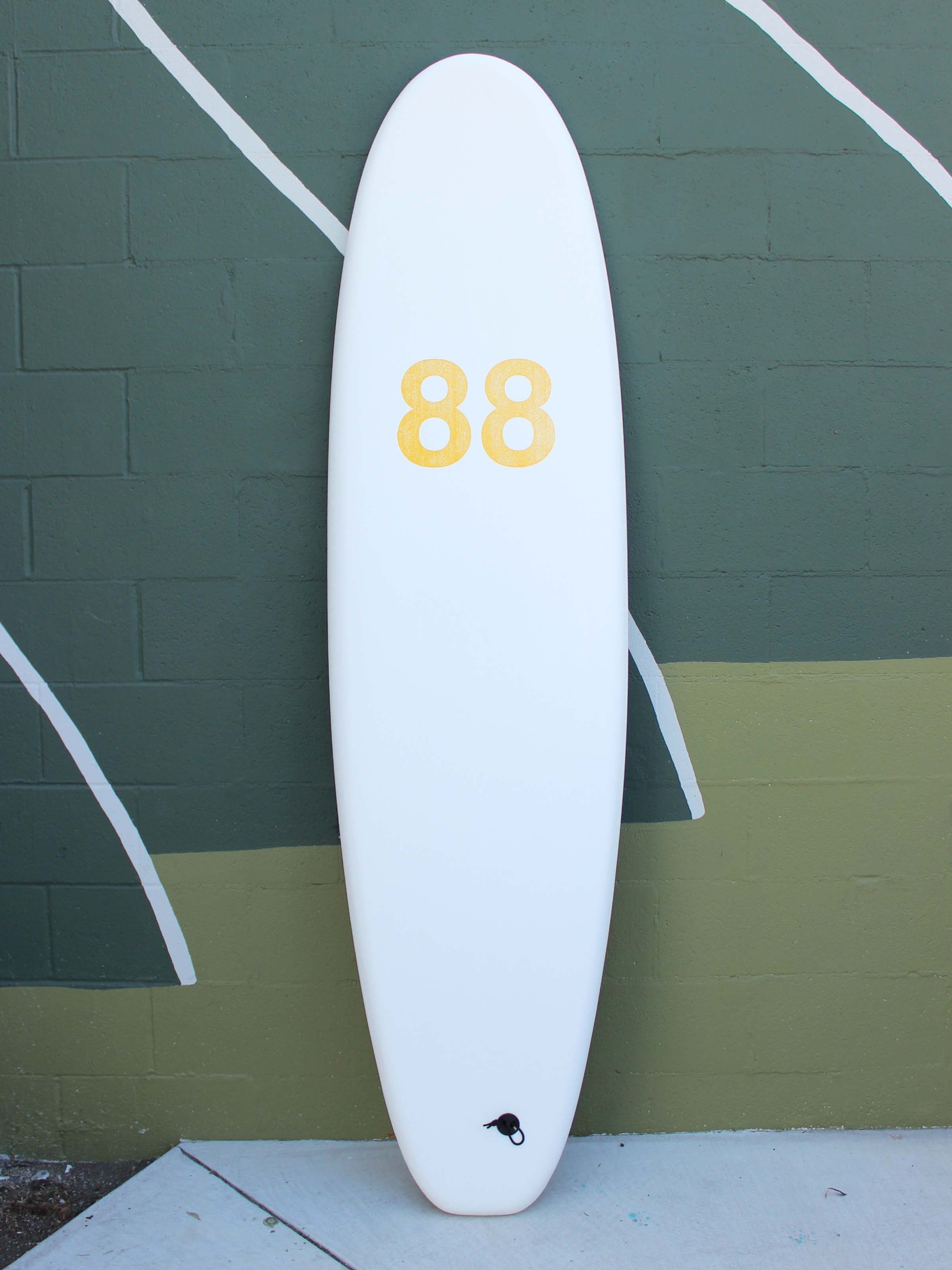 7'0 88 Surfboard ~ White/White - Mollusk Surf Shop