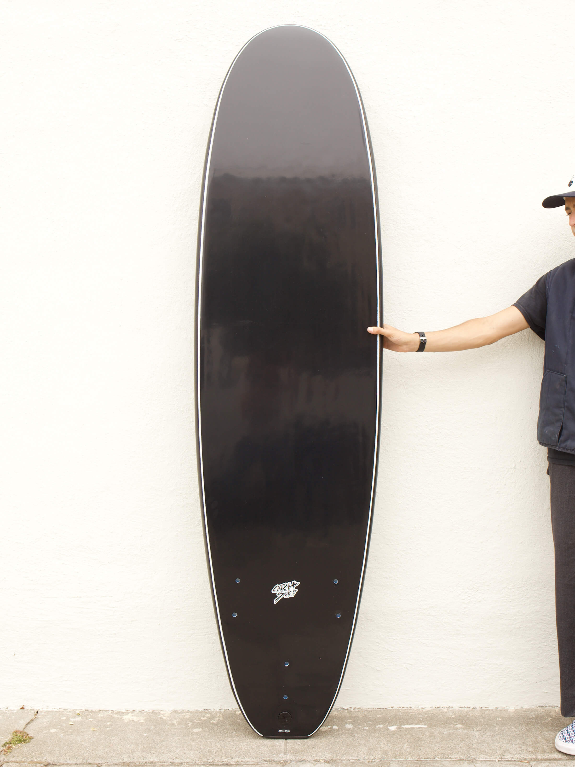 7'0 Catch Surf Log - Blank -Black - Mollusk Surf Shop