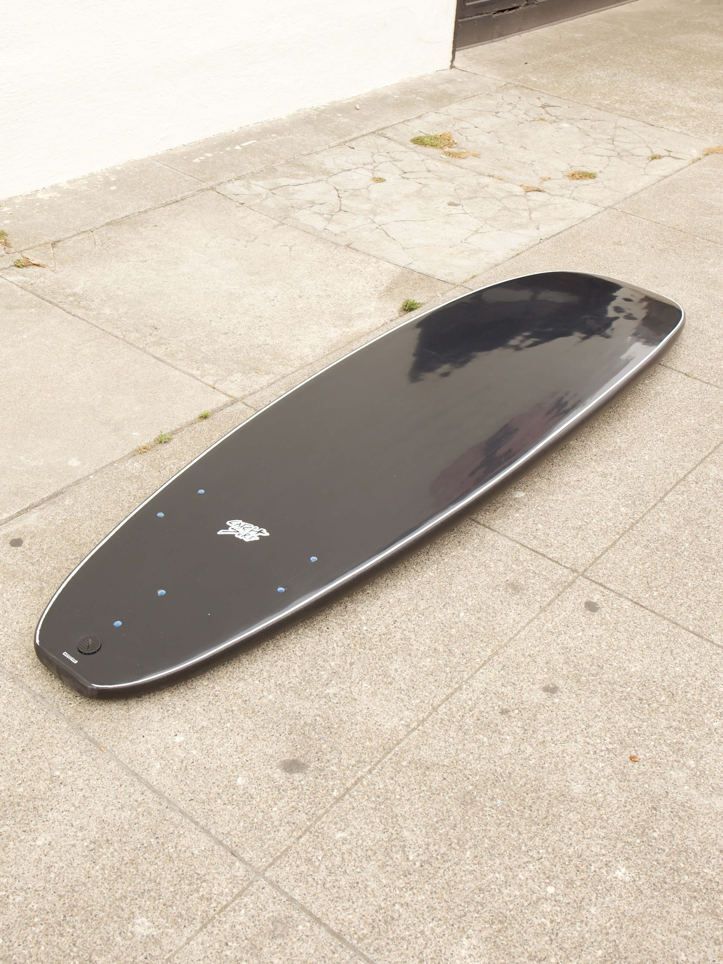 7'0 Catch Surf Log - Blank -Black - Mollusk Surf Shop