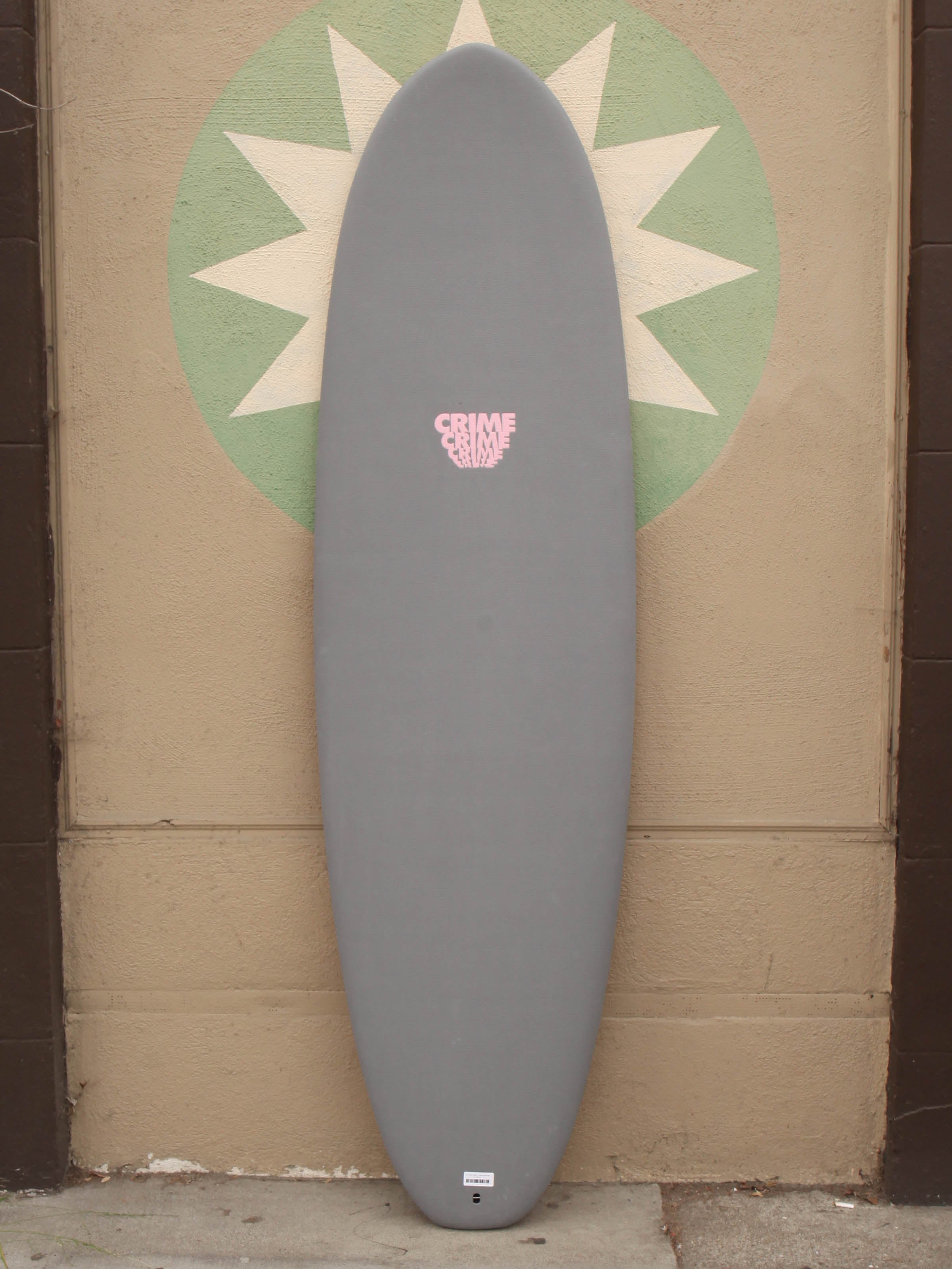 7'0 Crime Stubby - Primer and Pink - Mollusk Surf Shop