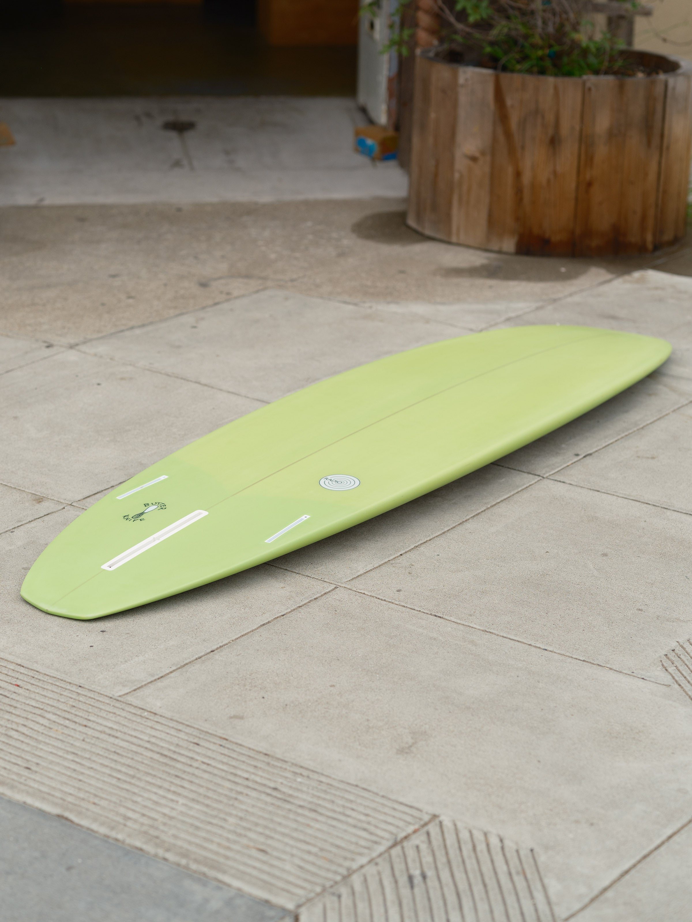 7'0 Radio Diamond Tail Egg 2+1 - Lime Green - Mollusk Surf Shop