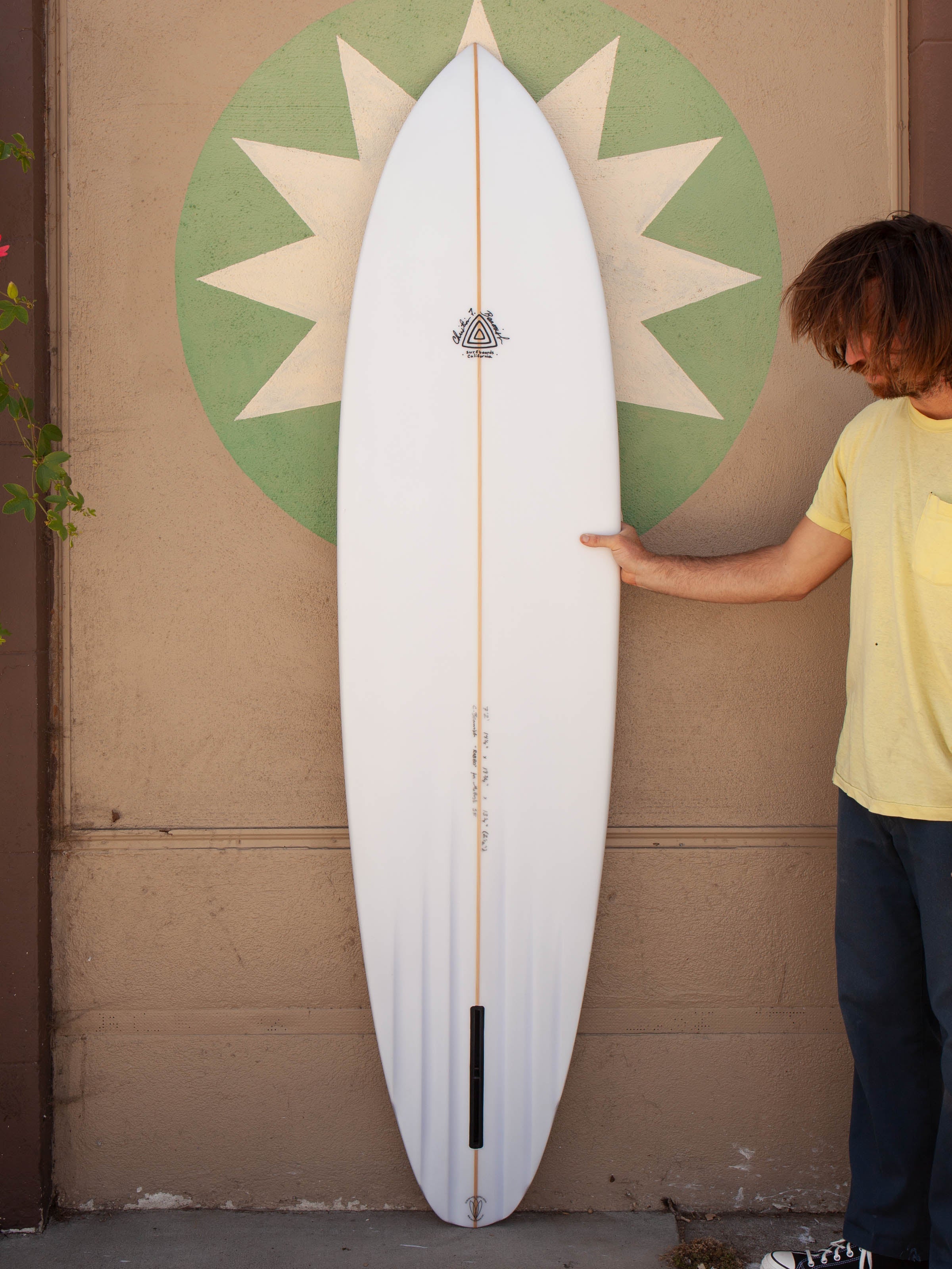 7'2 Christian Beamish Rab80 Single Fin - Mollusk Surf Shop